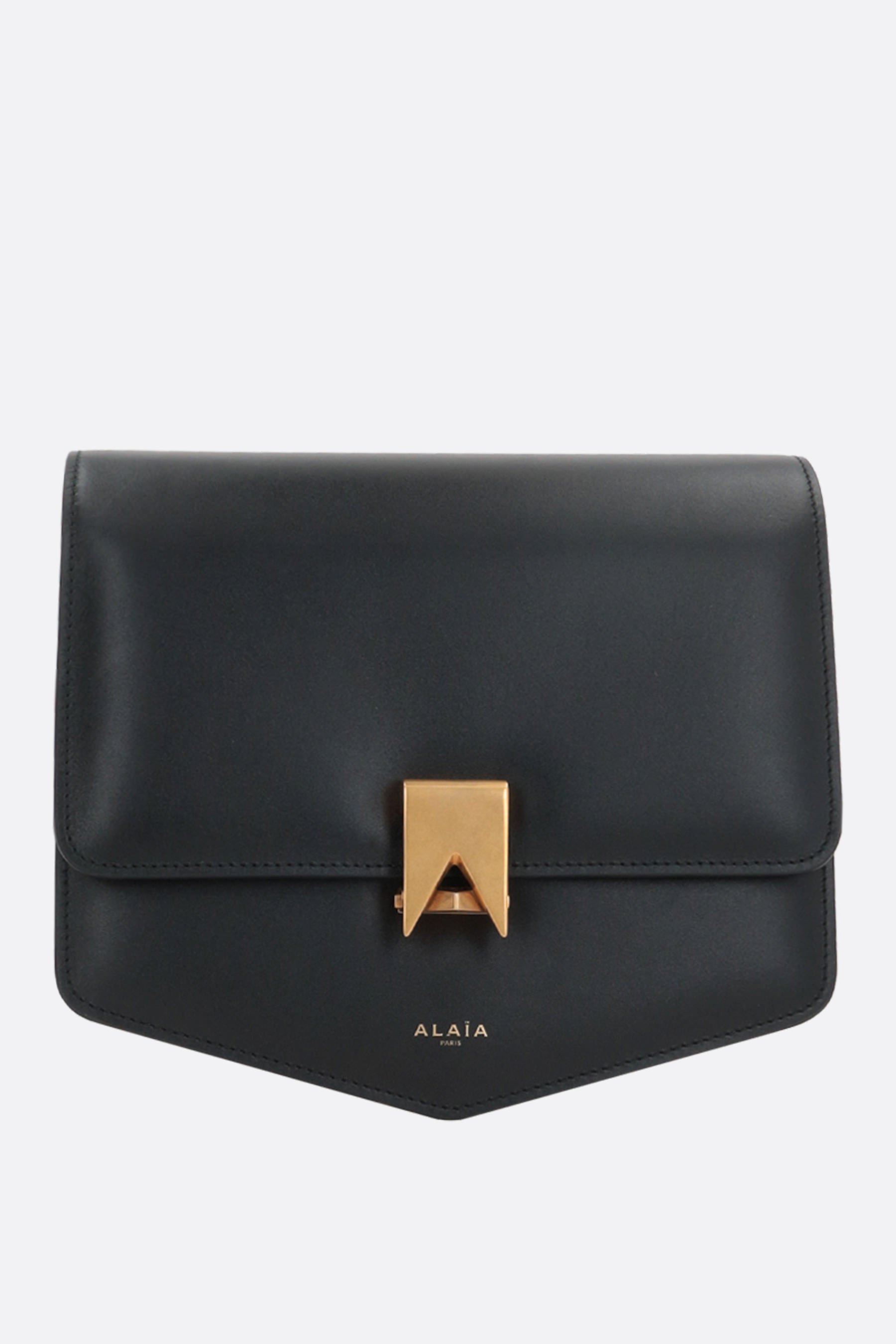 Le Papa shoulder bag in Box leather