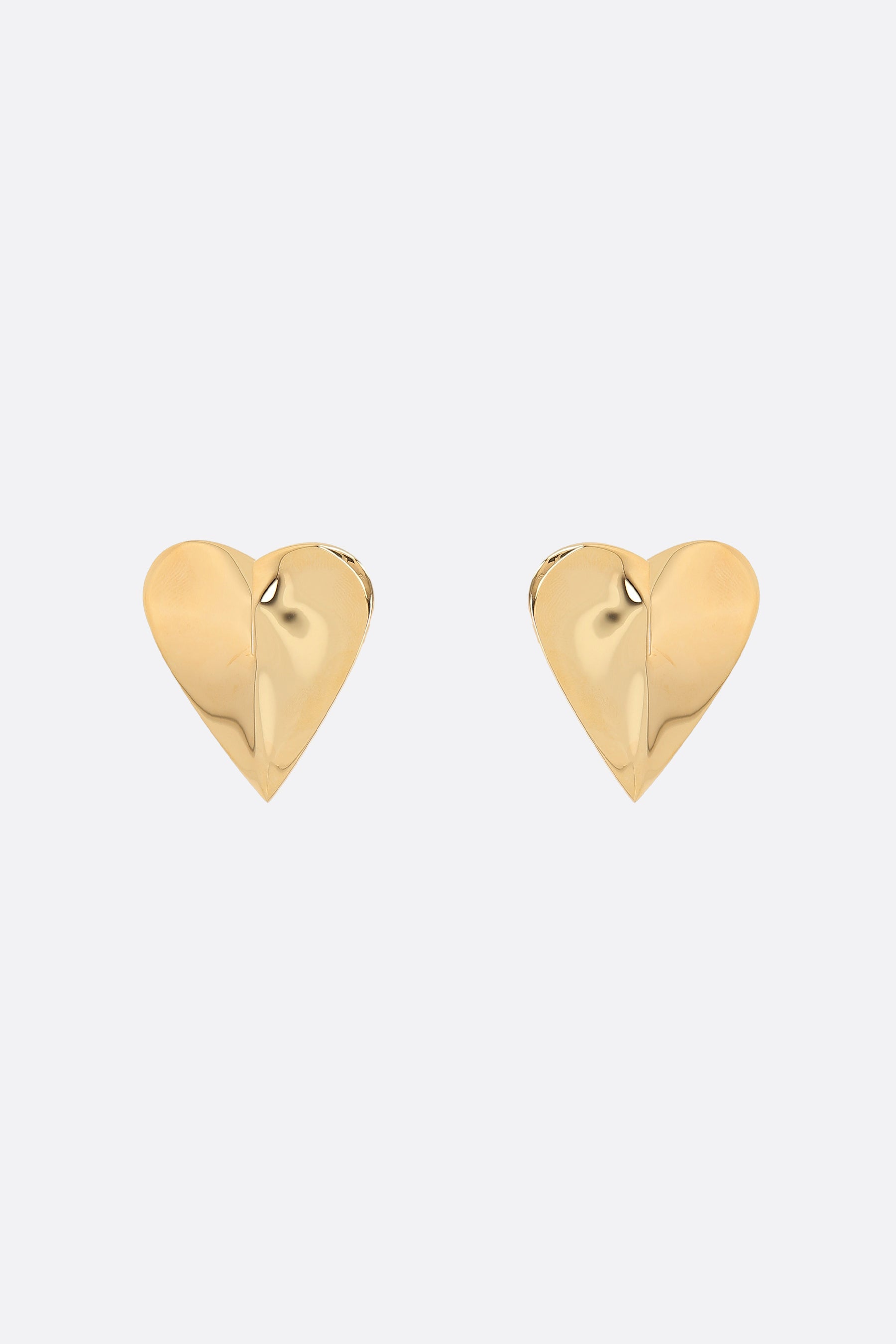 Le Cœur brass earrings