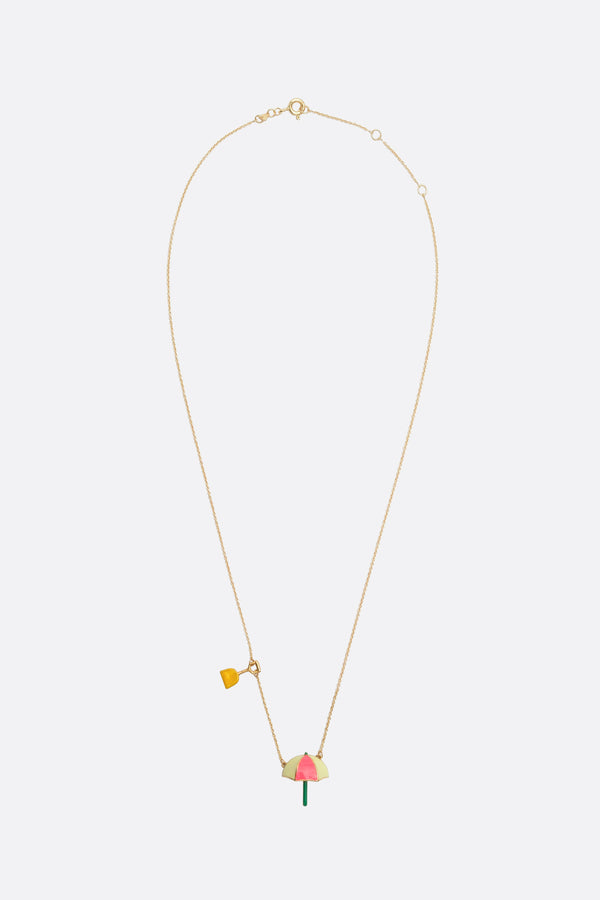 collana Sombrilla Paletta in oro giallo