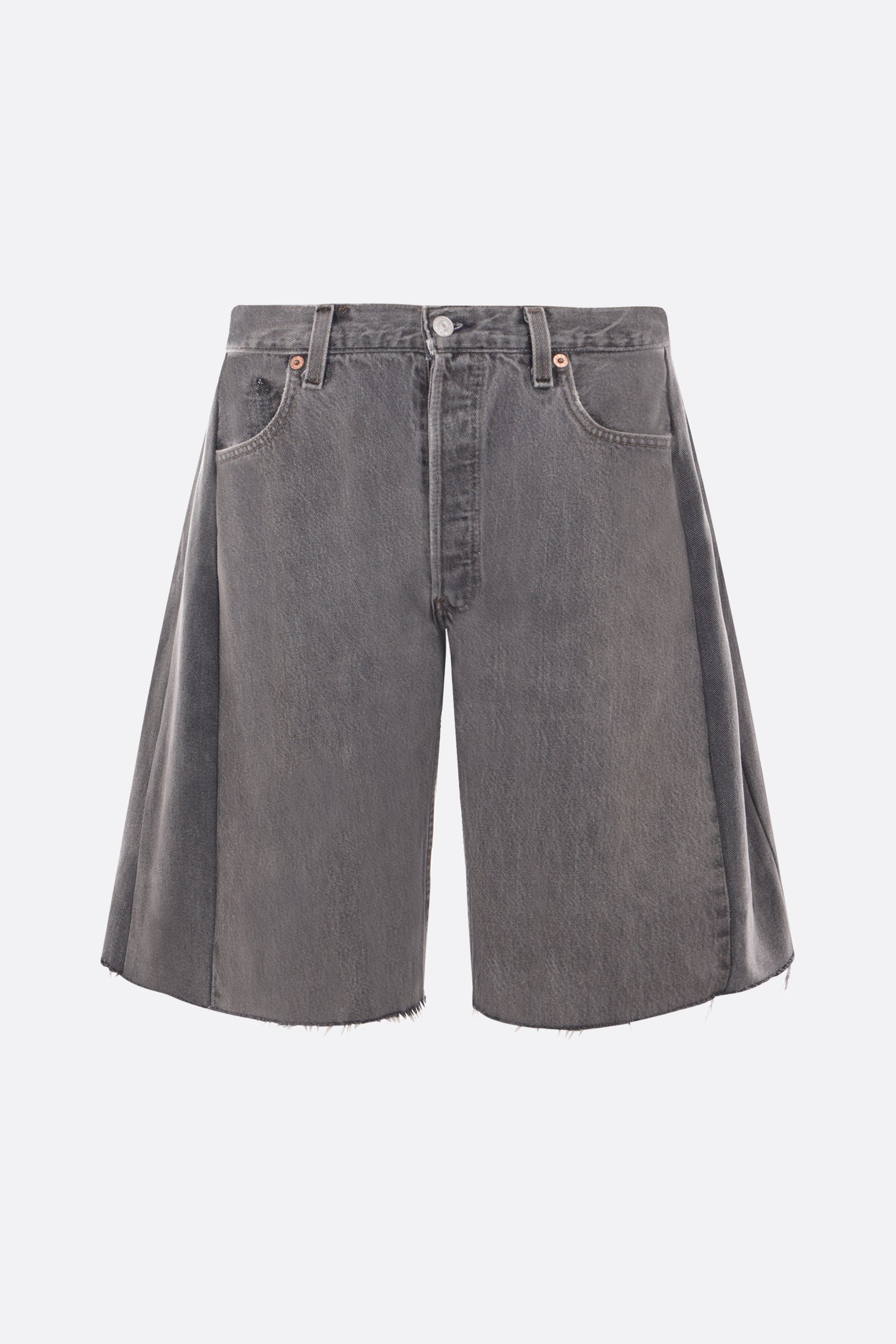 Lasso upcycled vintage denim shorts
