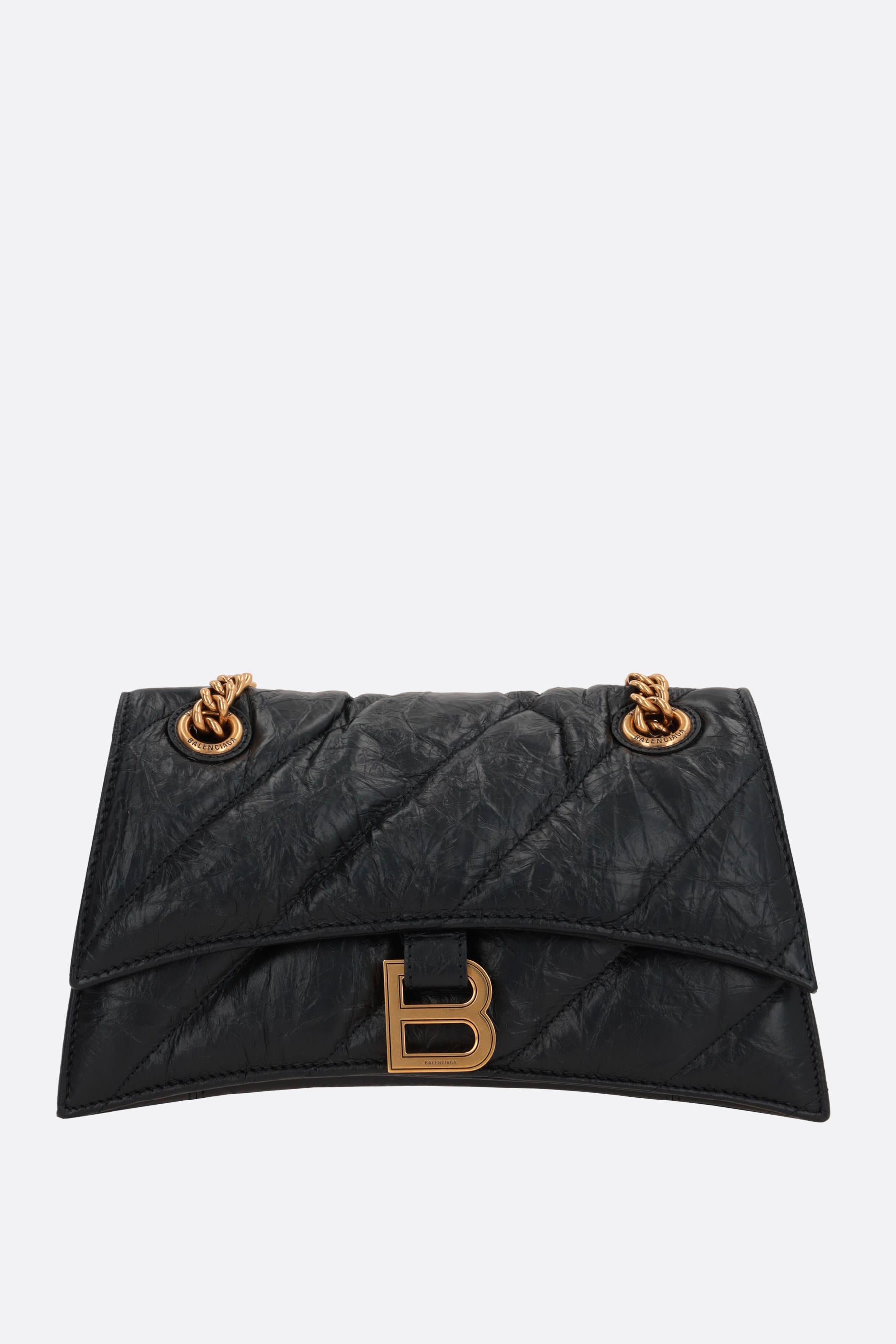 Crush small quilted leather chain bag