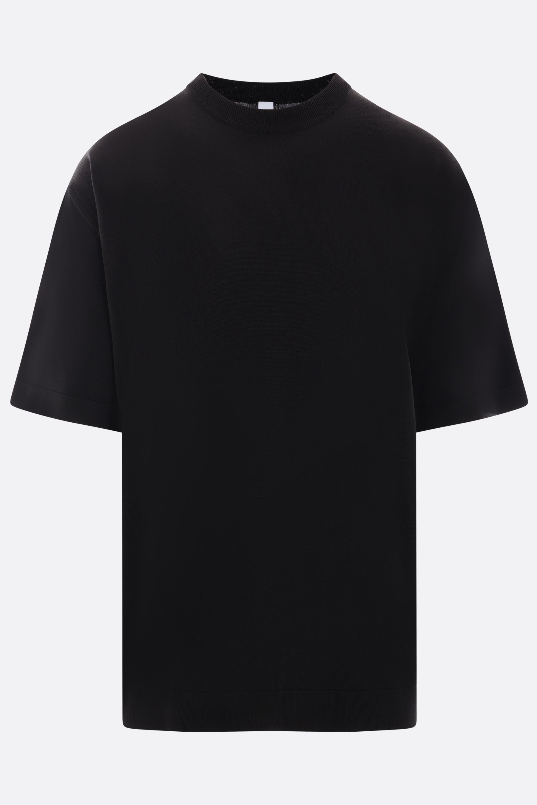 BS High Gauge t-shirt in ribbed technical fabric knit