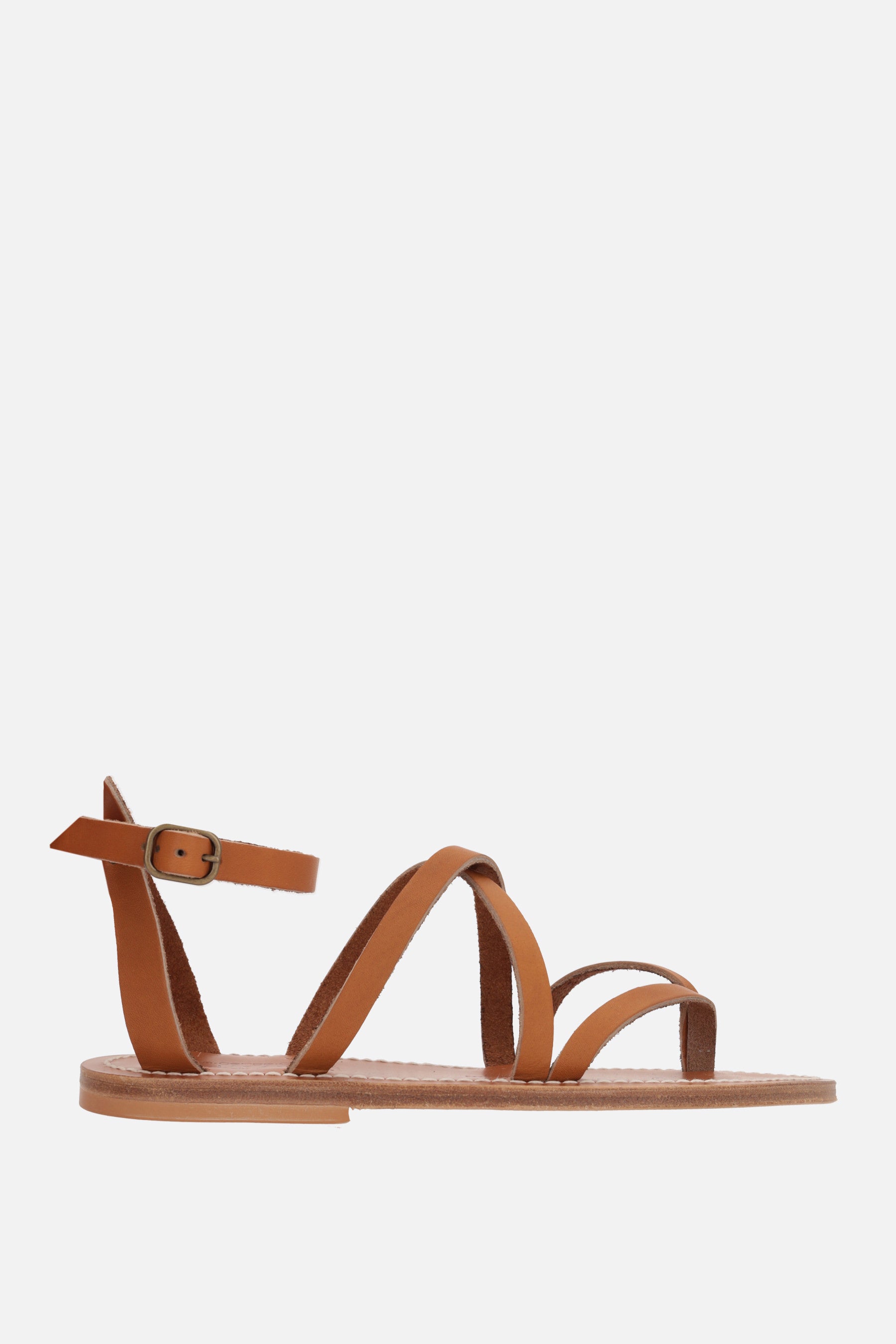 Epicure smooth leather thong sandals