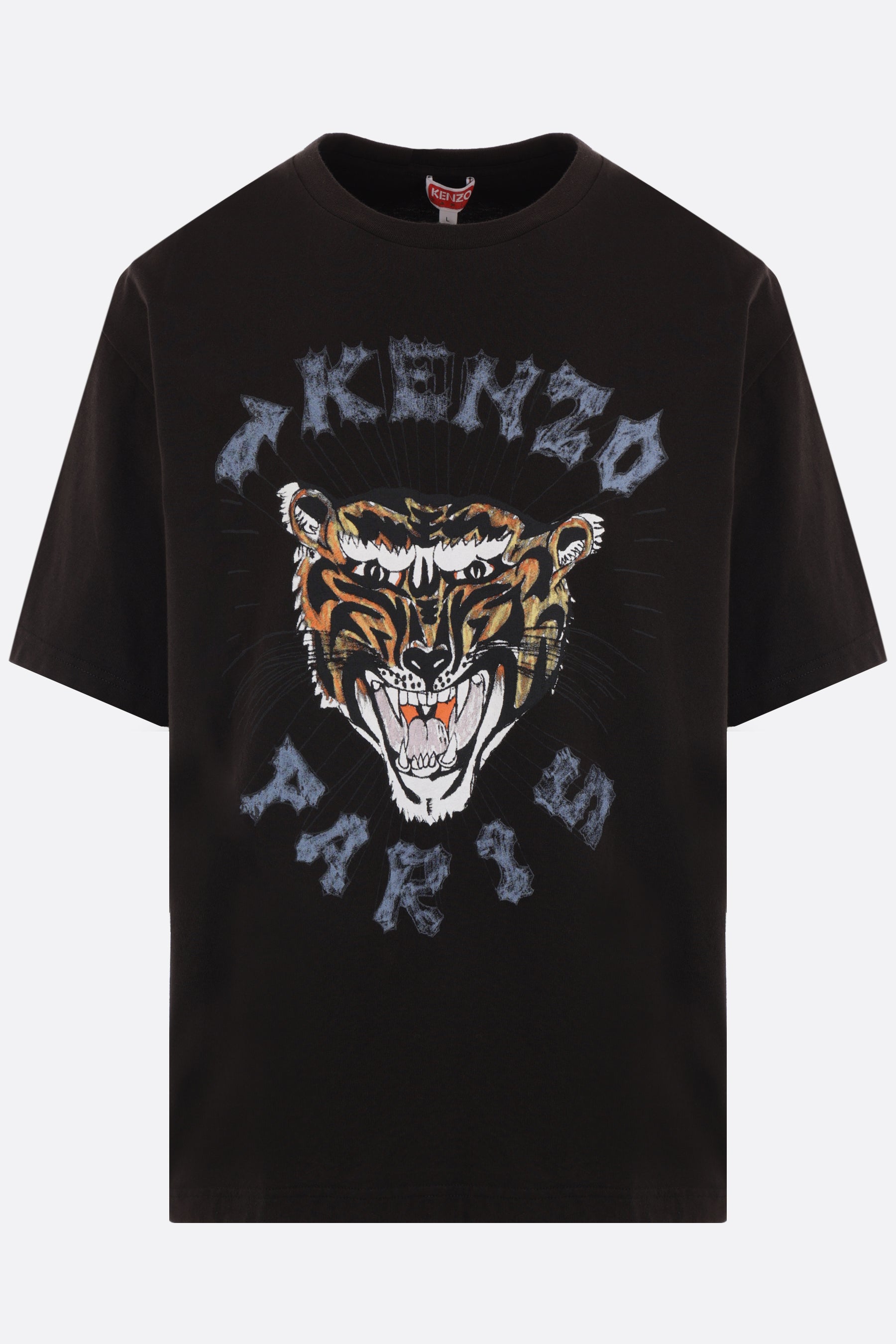 t-shirt oversize Tiger in jersey
