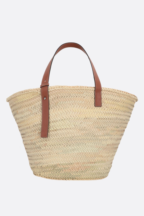 straw large basket bag