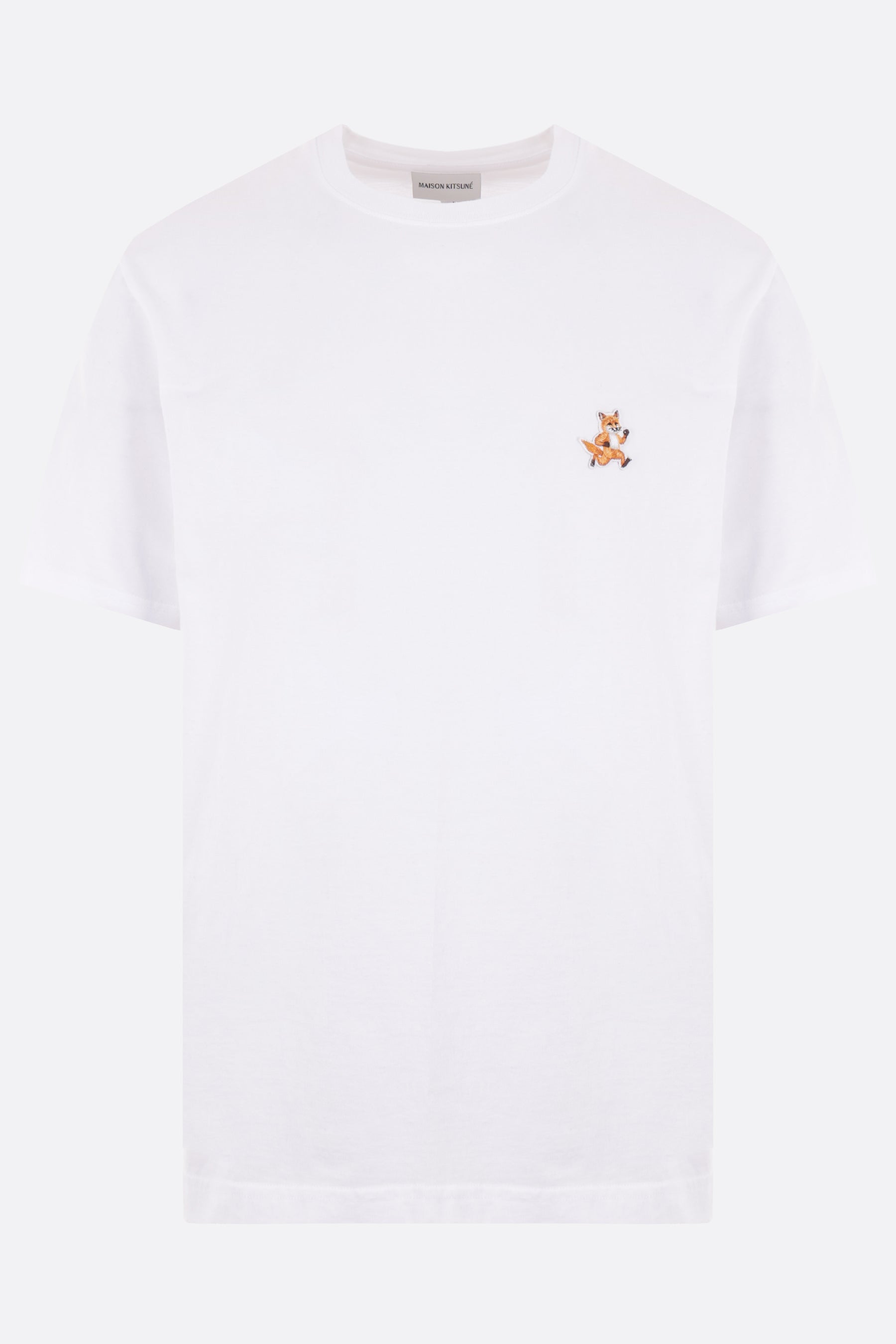 cotton t-shirt with Speedy Fox logo patch