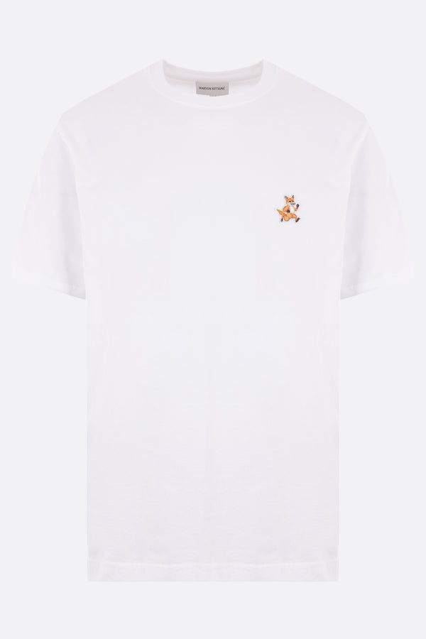 cotton t-shirt with Speedy Fox logo patch