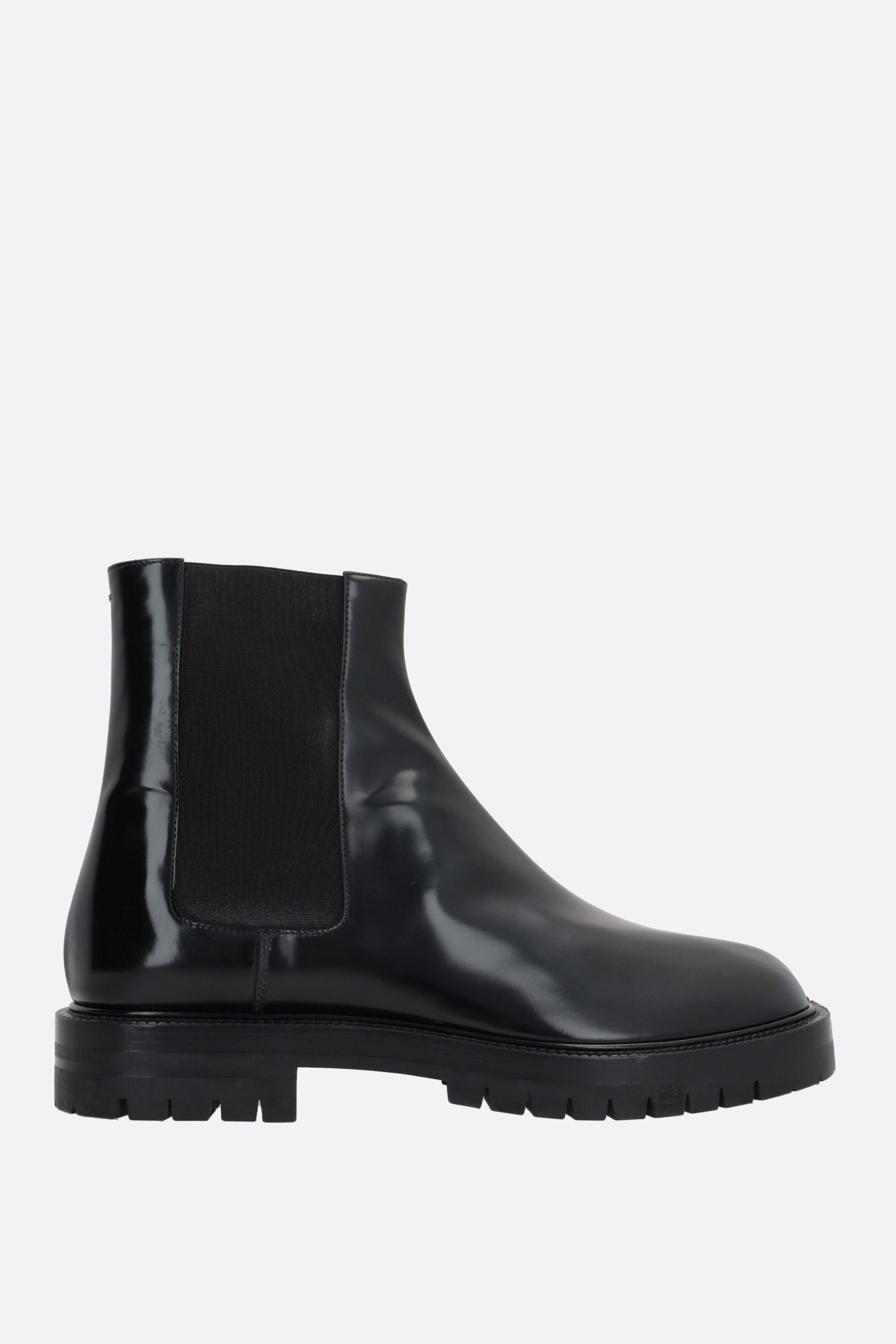 Tabi brushed leather chelsea boots