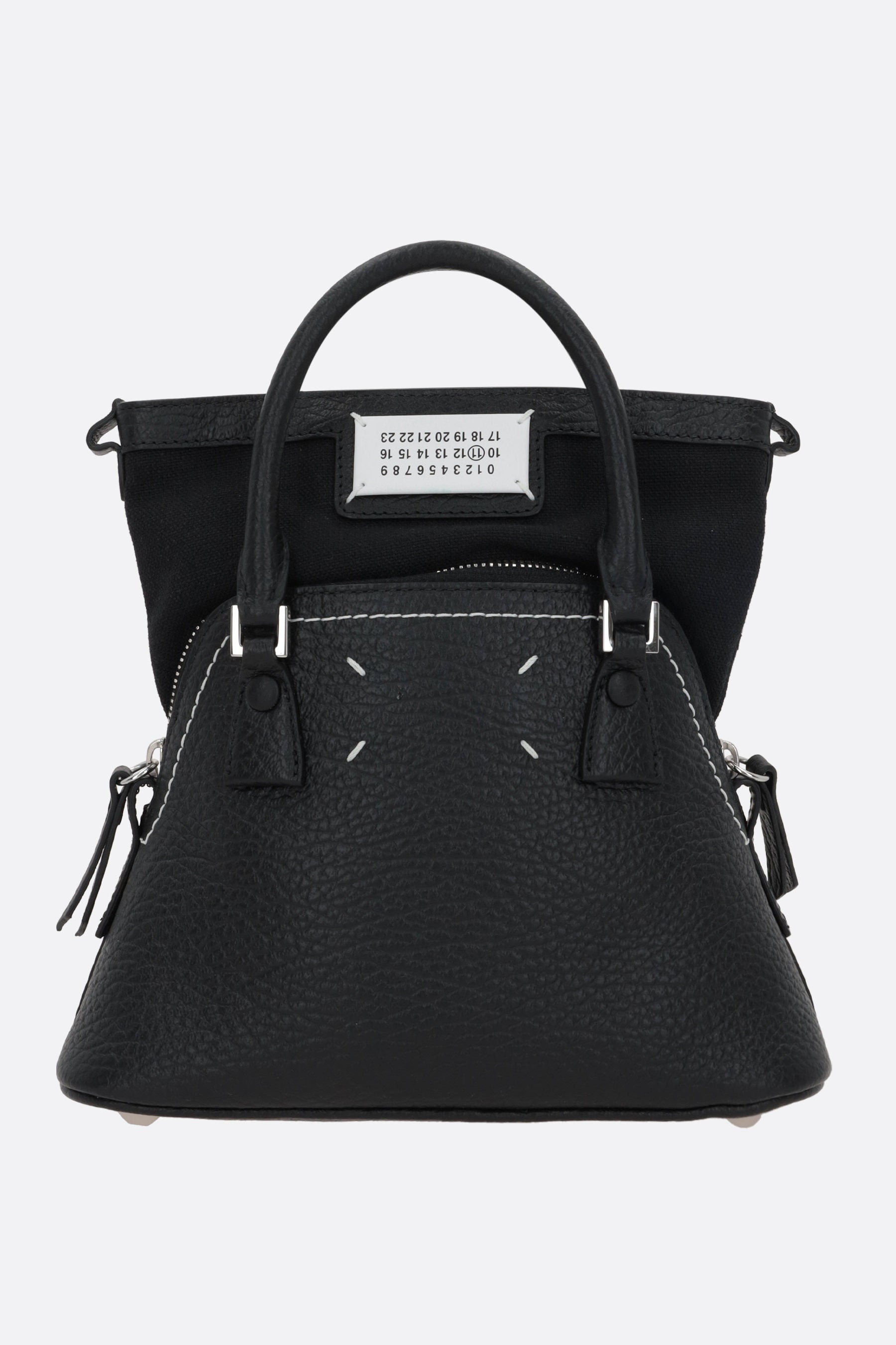 5AC micro grainy leather handbag