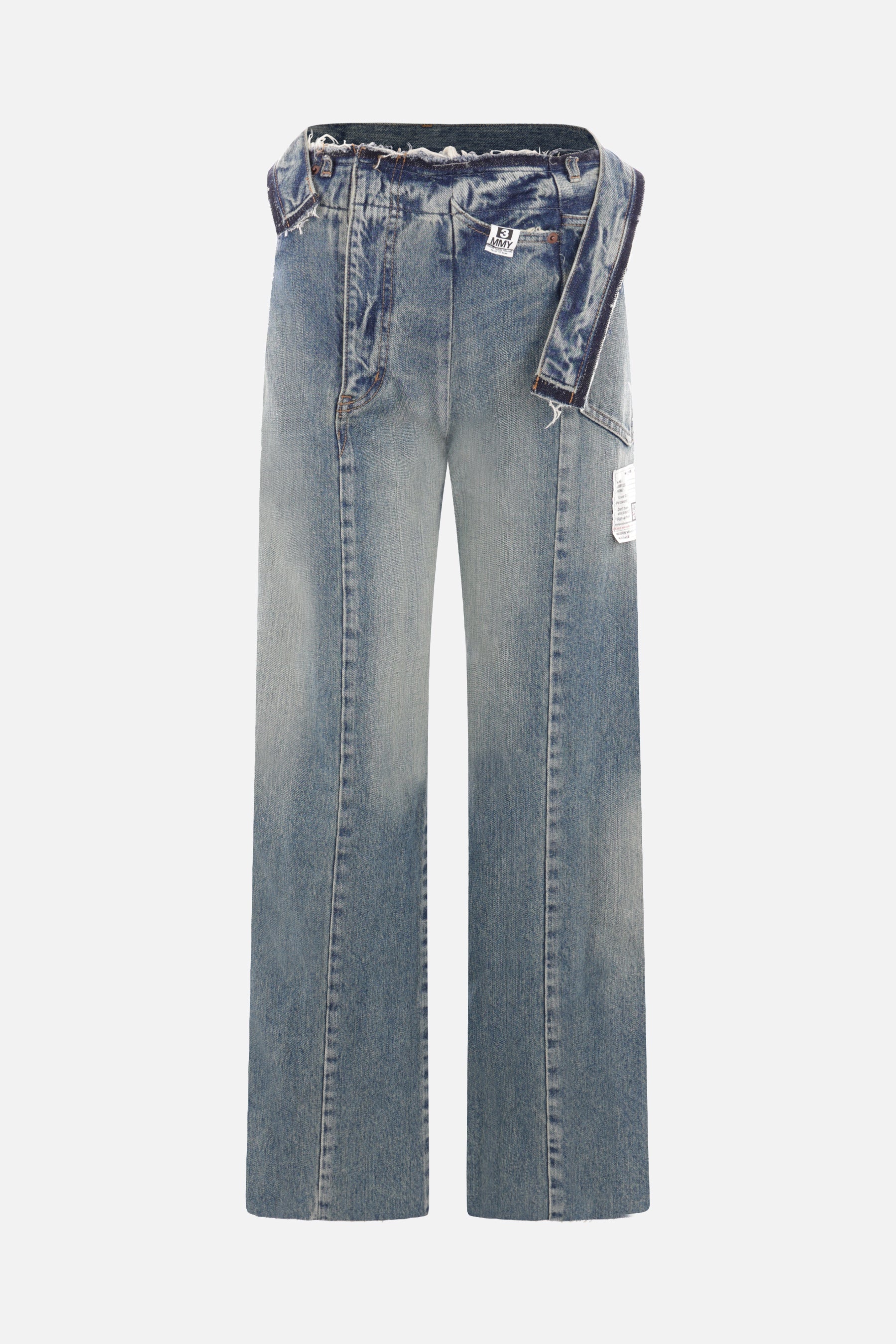 denim reconstructed jeans