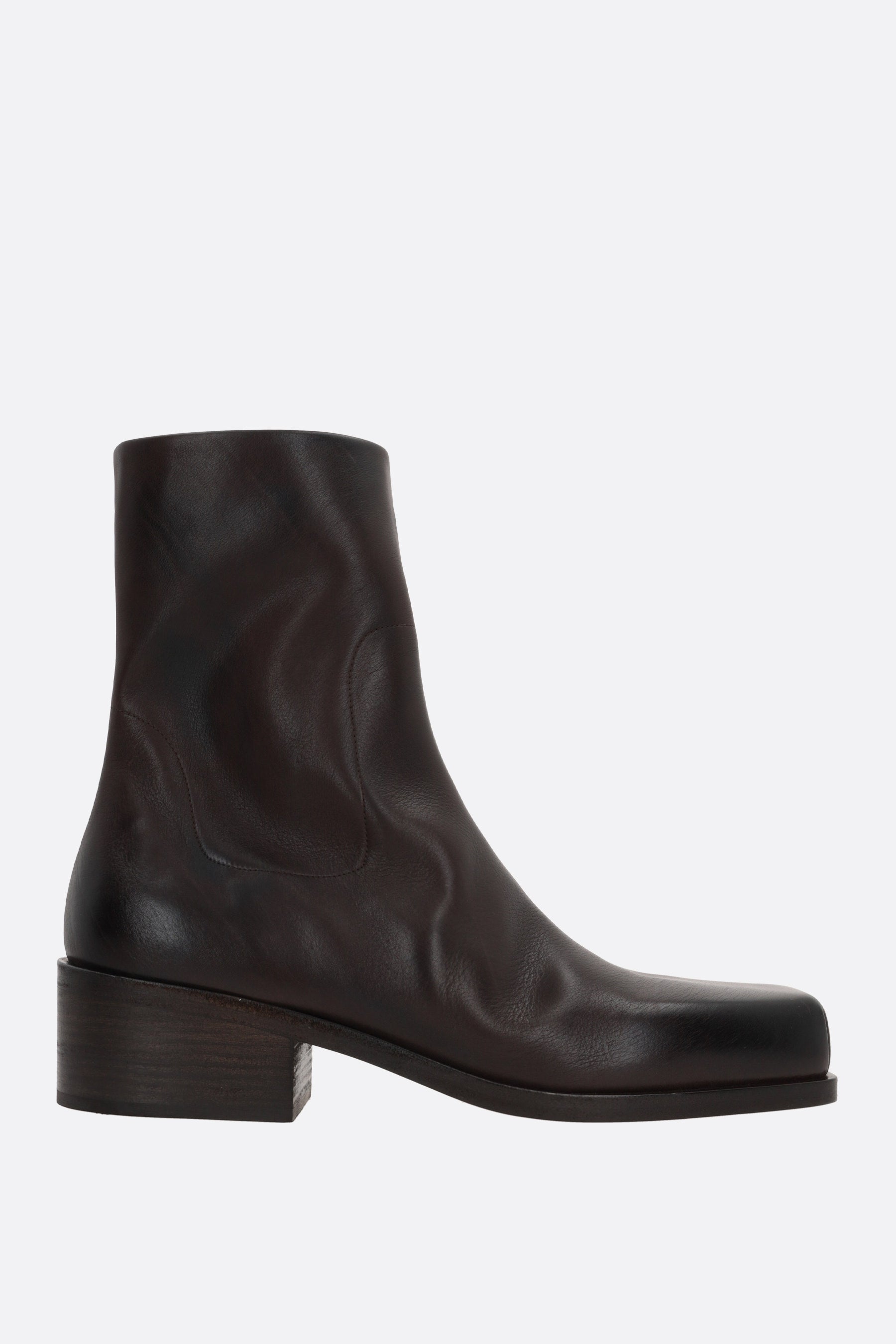 Cassello smooth leather ankle boots