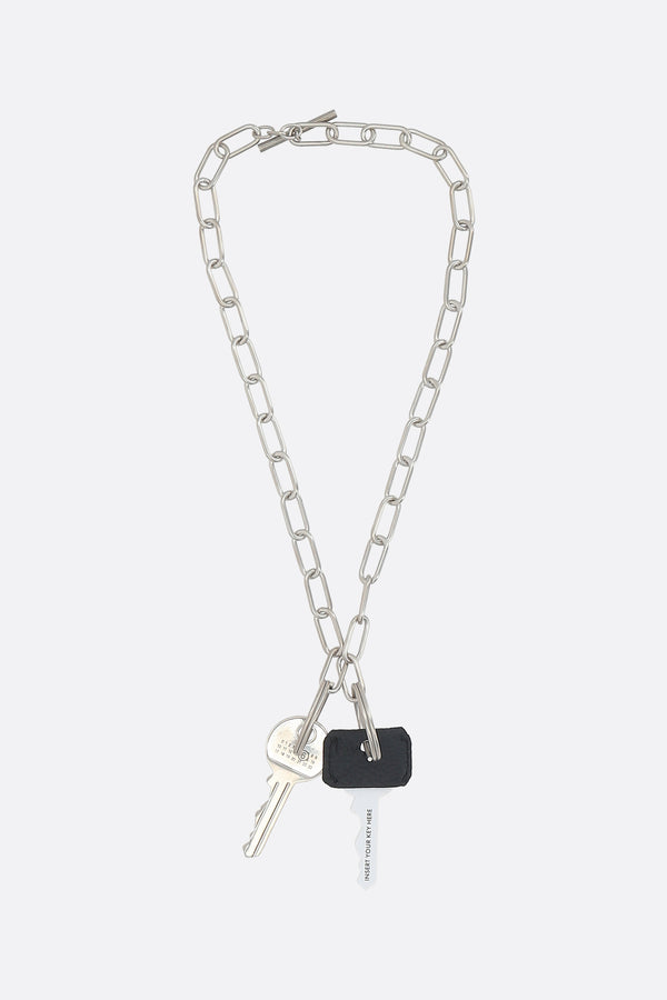 chain necklace with keys