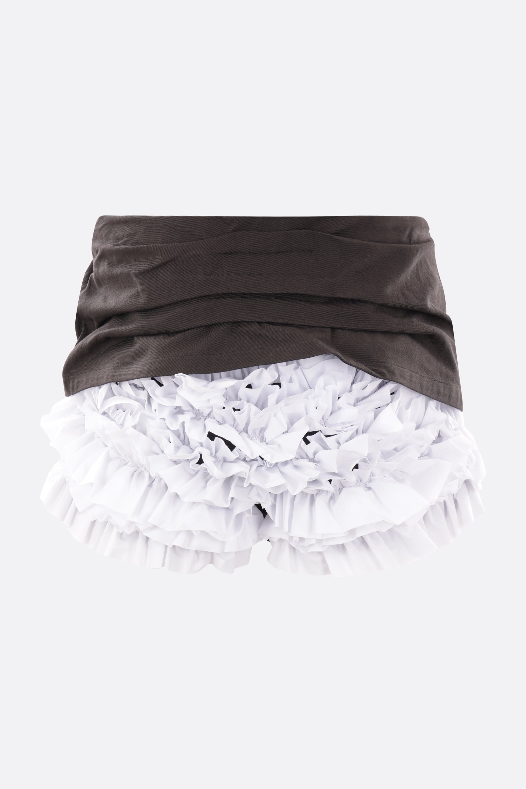 Sophie ruched drill short pants