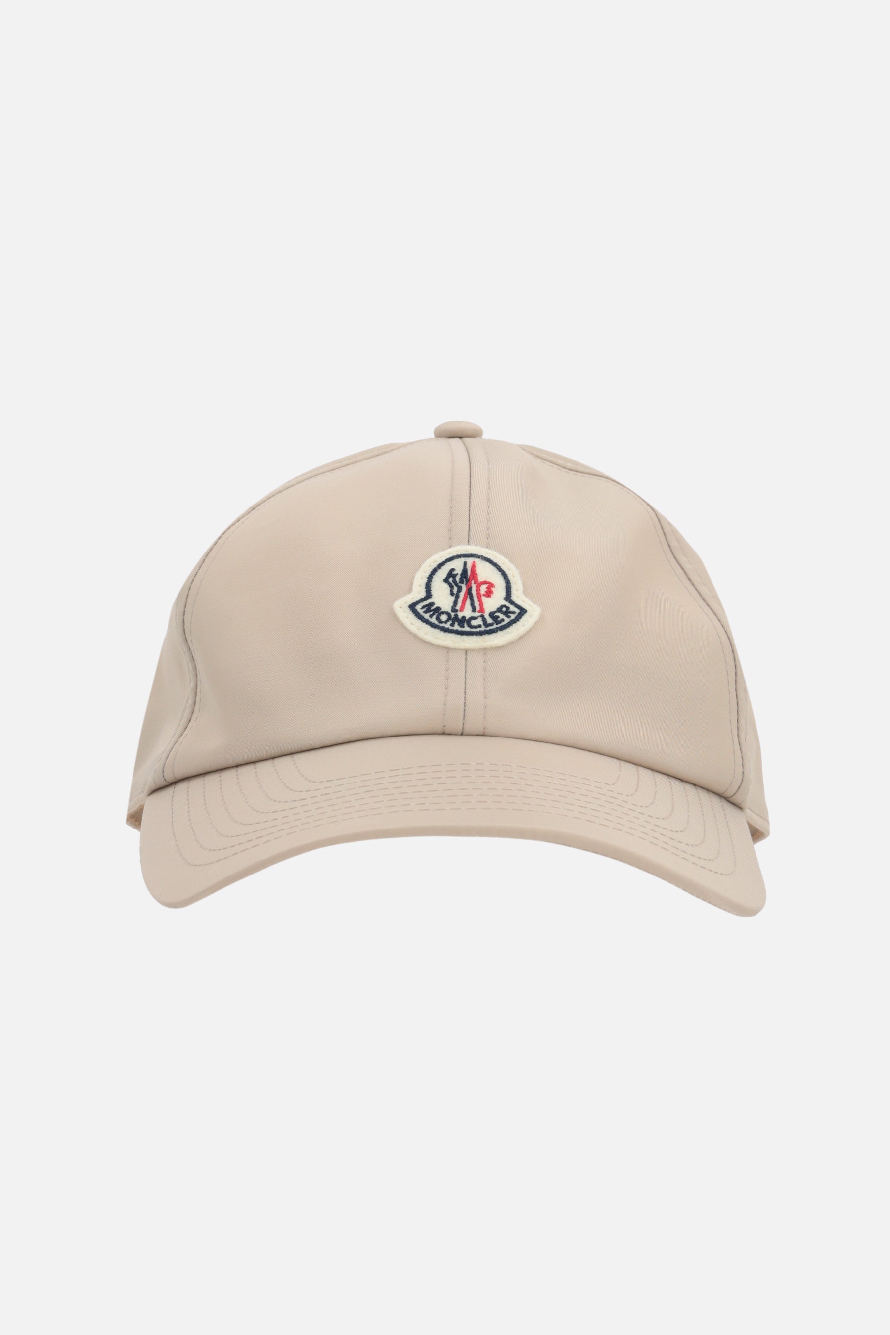 logo patch satin baseball cap