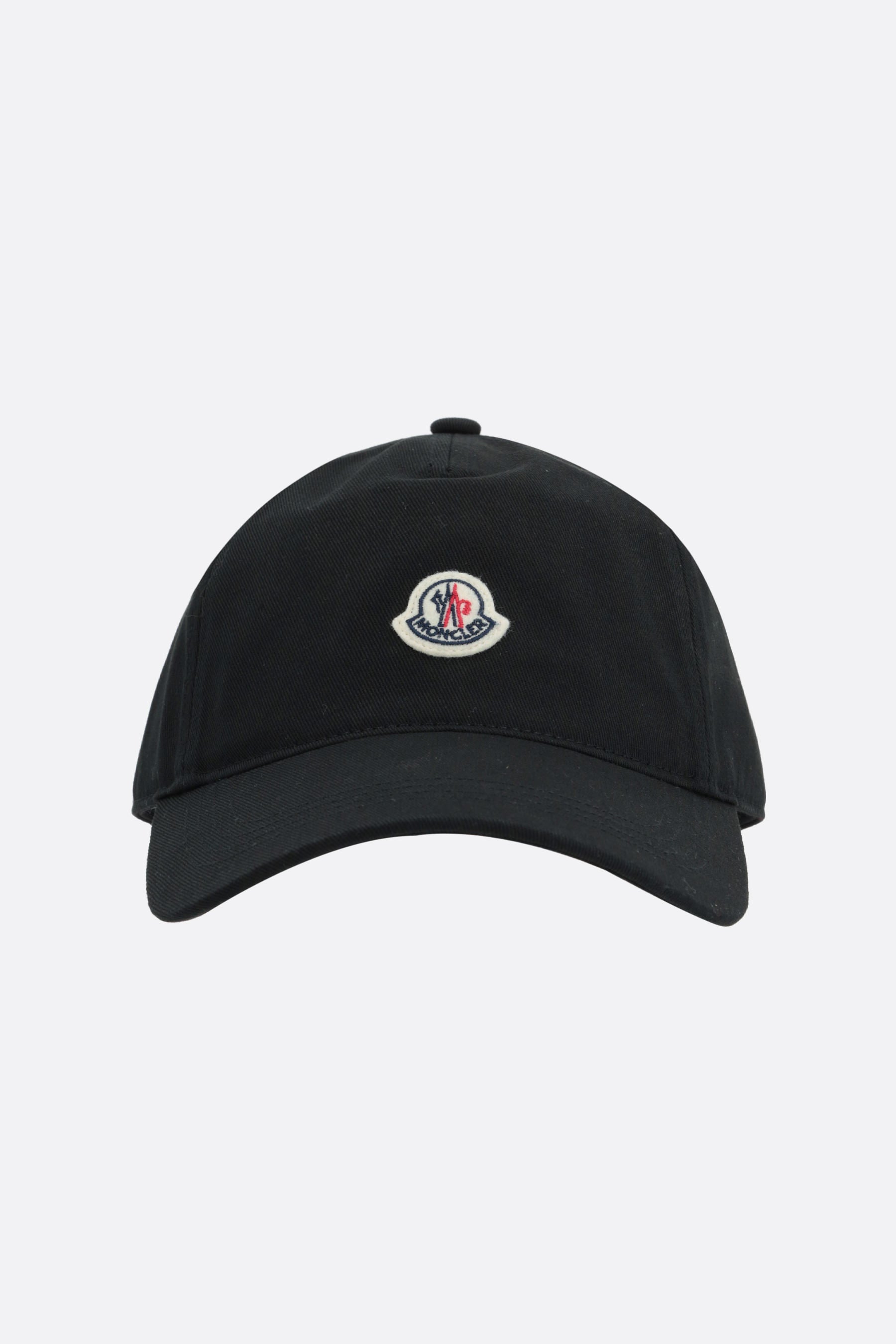 logo patch gabardine baseball cap