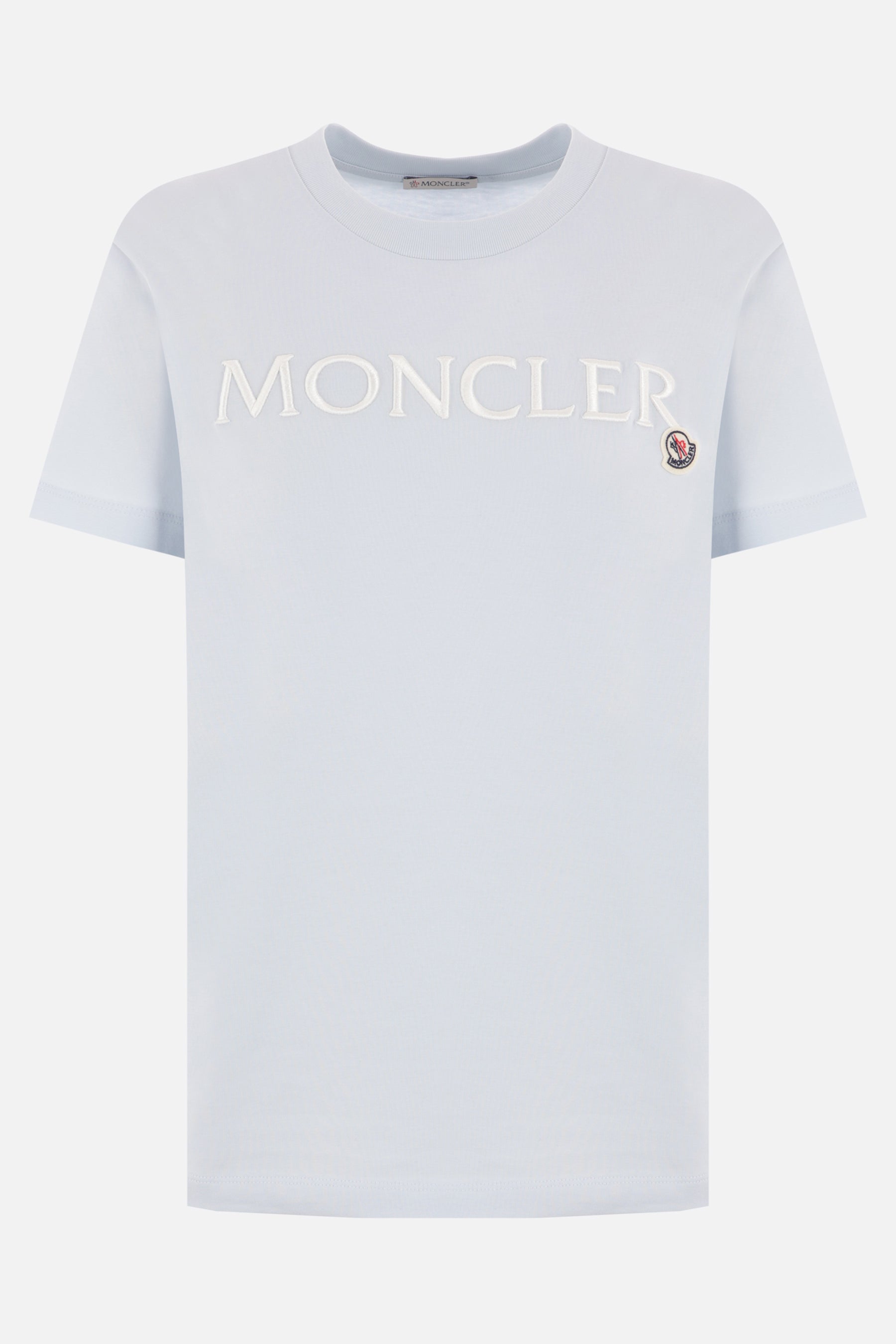 logo embroidered cotton t-shirt