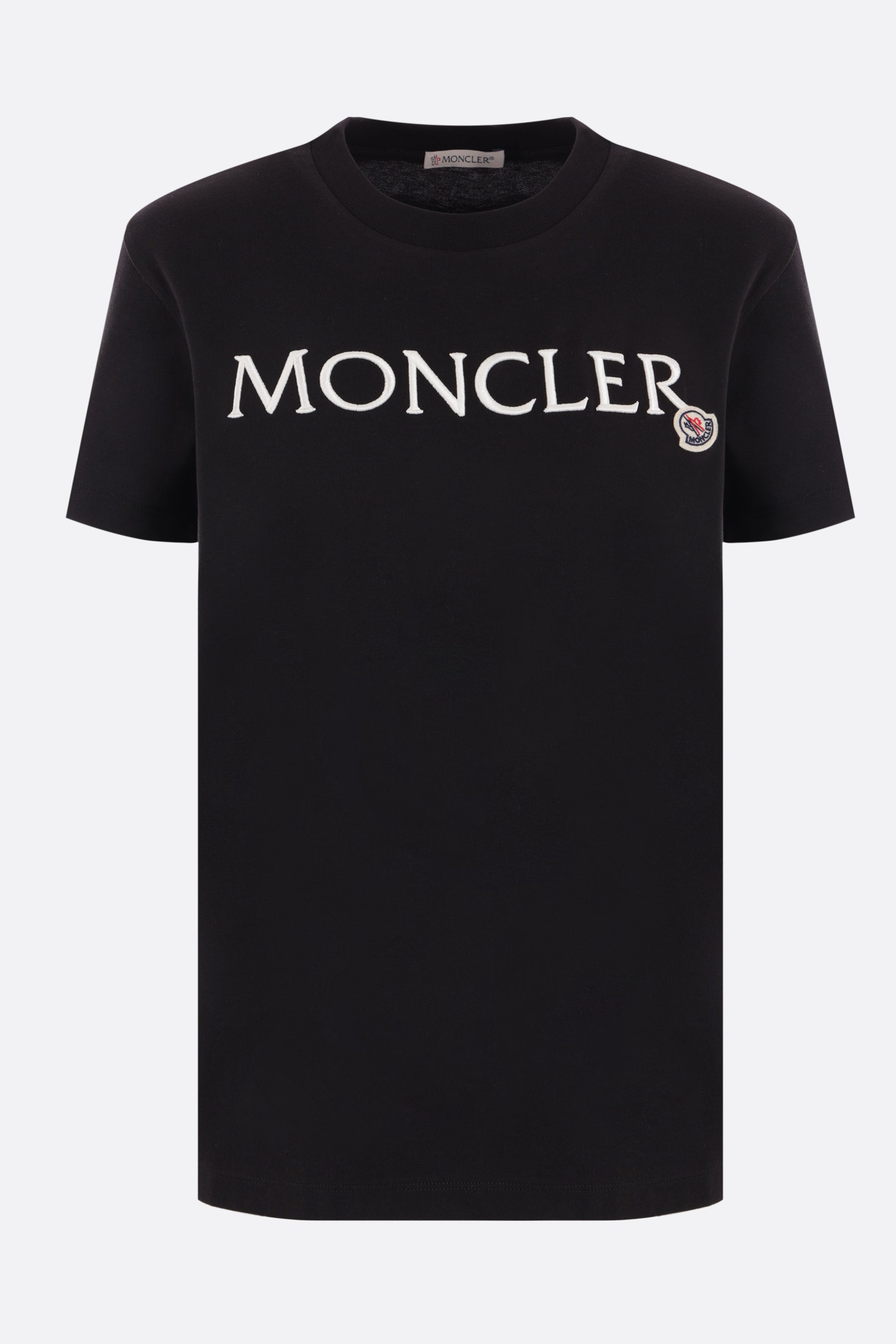logo embroidered cotton t-shirt