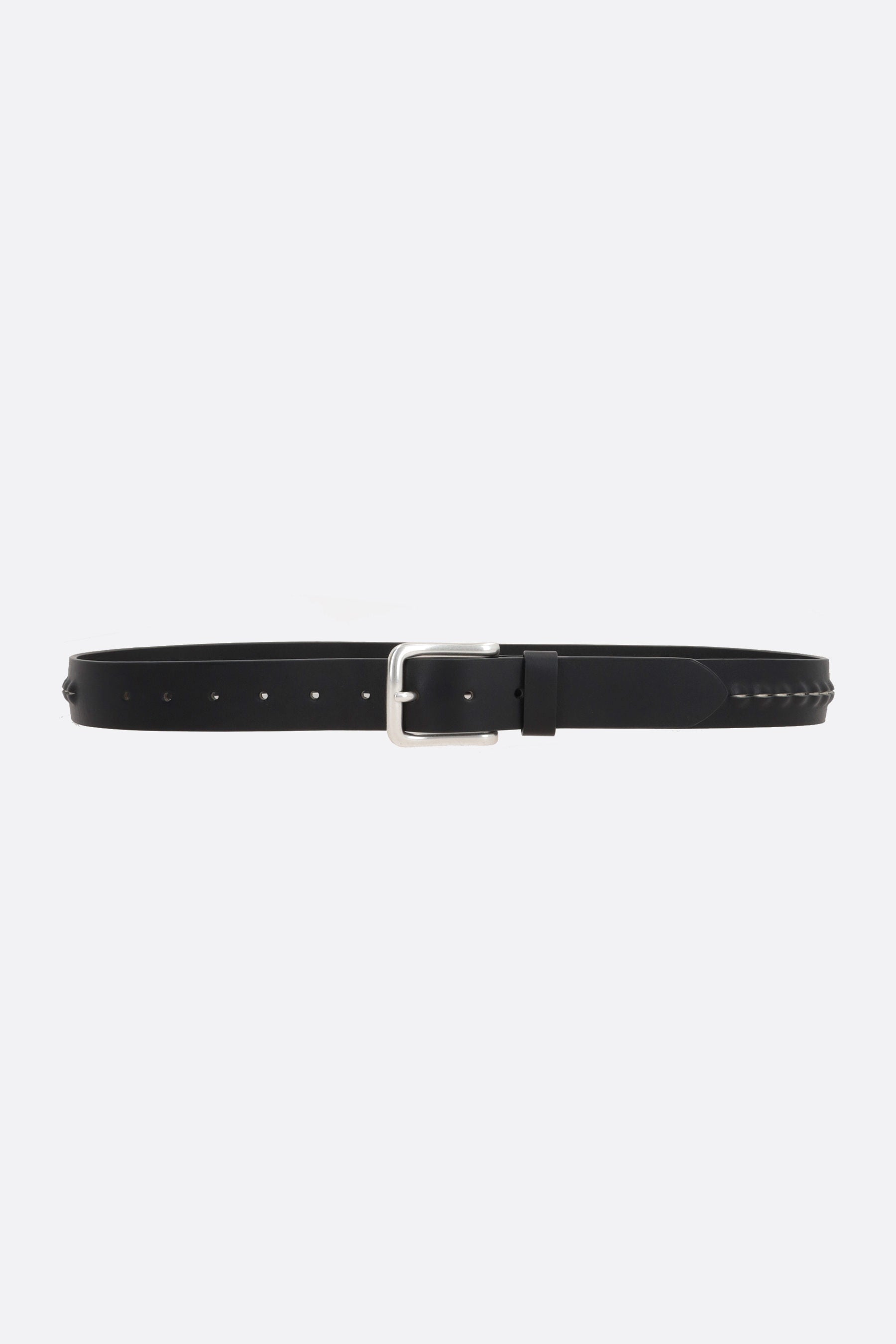 Göta smooth leather belt