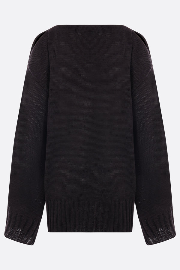 pullover oversize Sfogo in cotone e lino