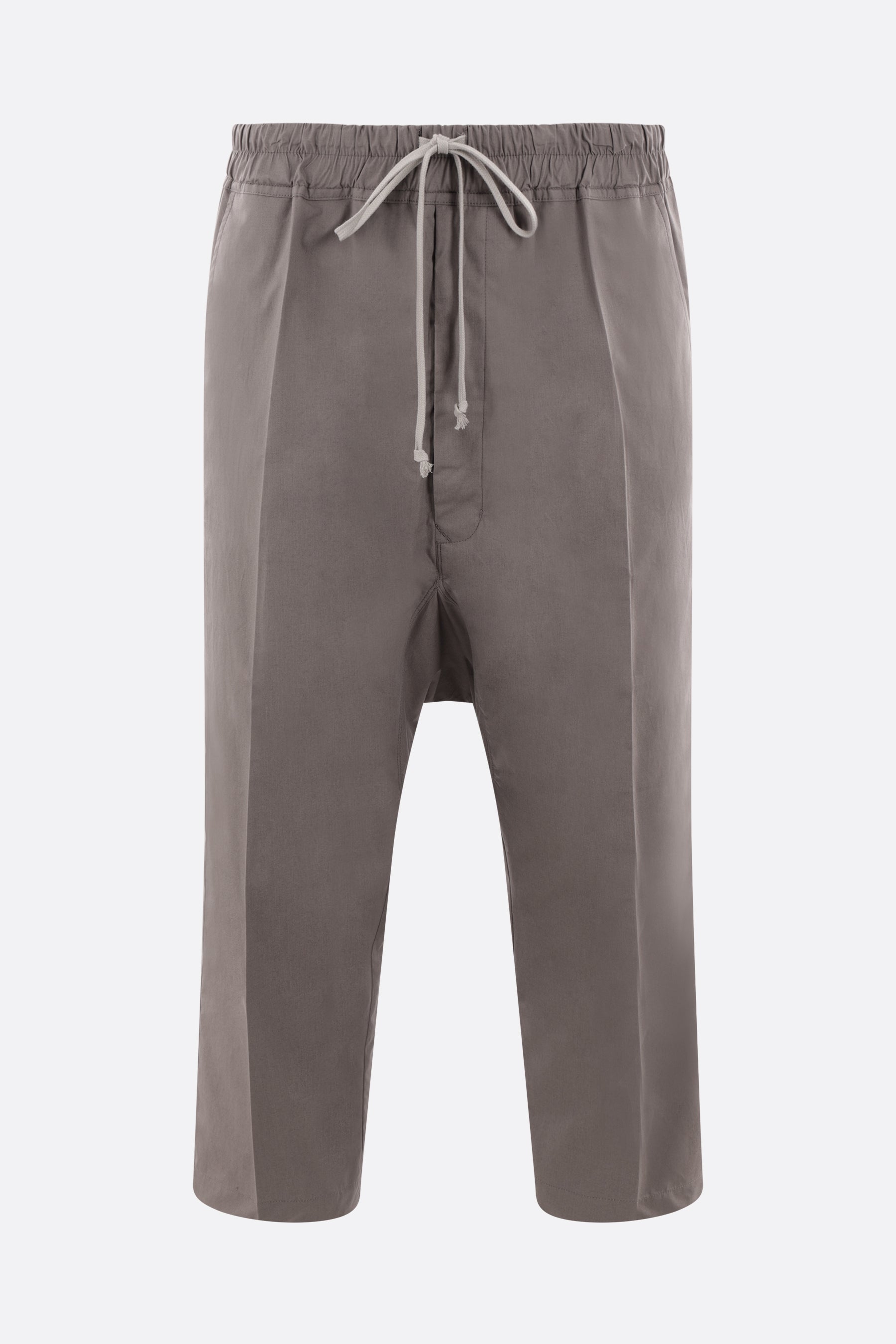 pantalone cropped in cotone organico
