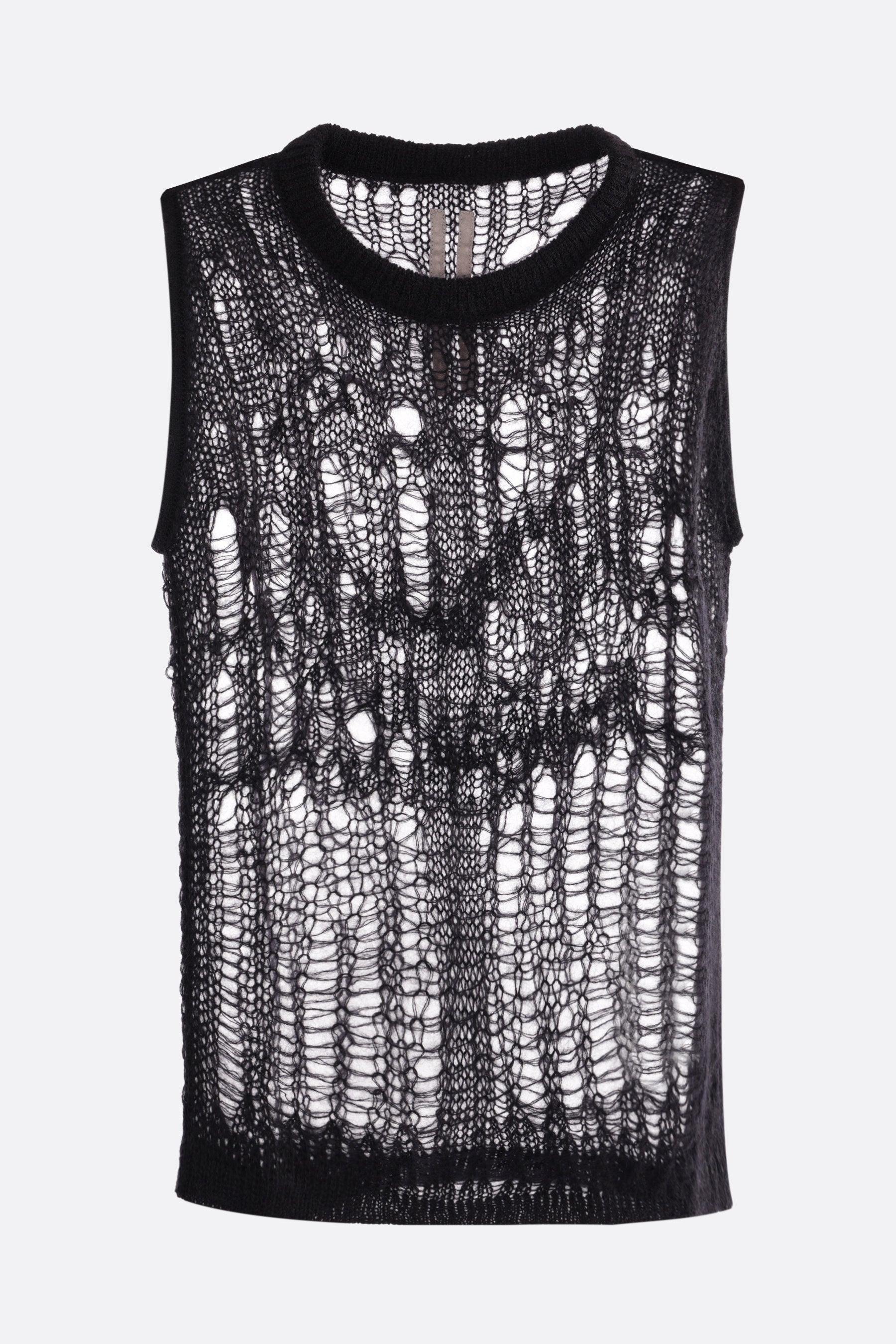 Spider knit sleeveless top