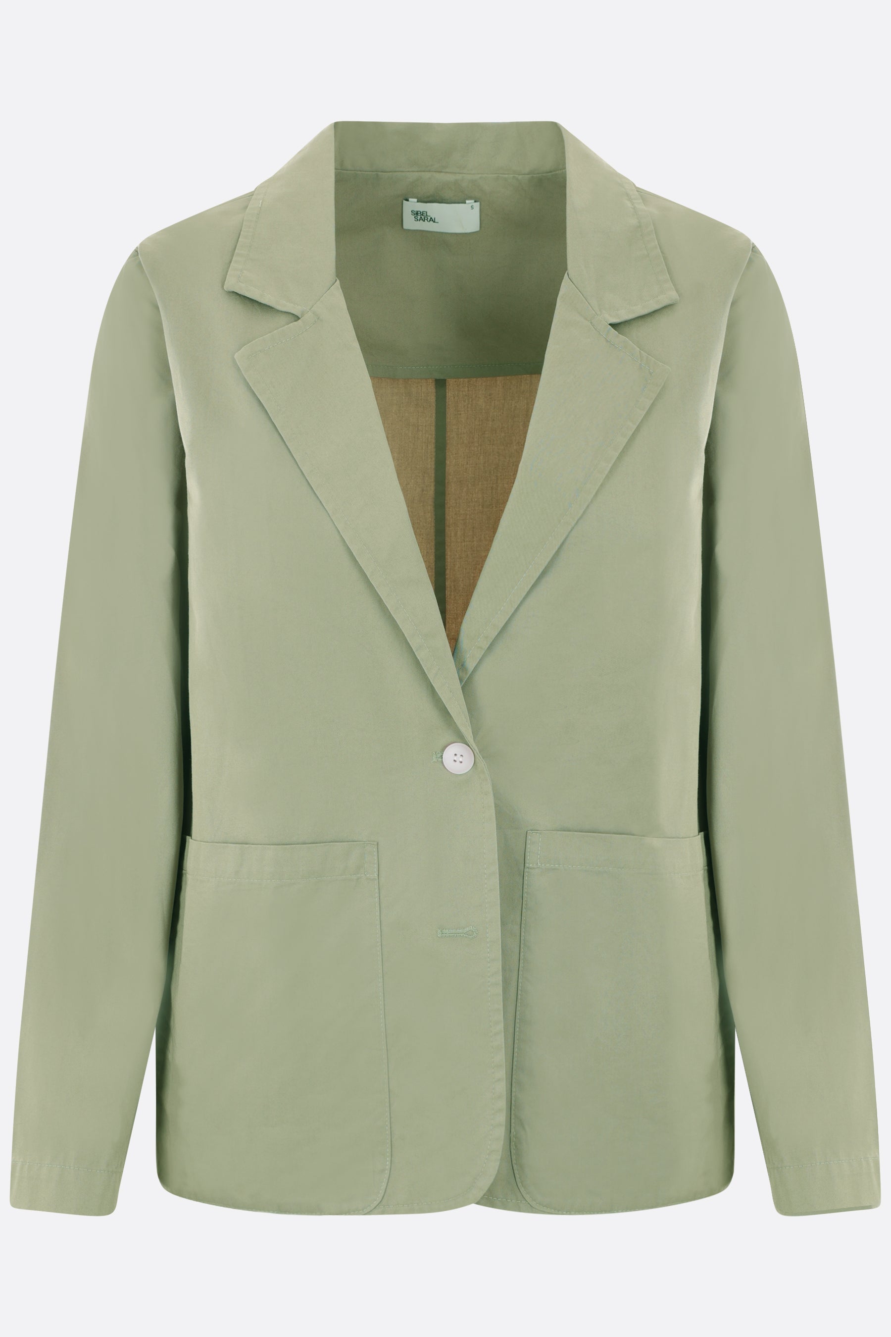 Shara single-breasted cotton jacket