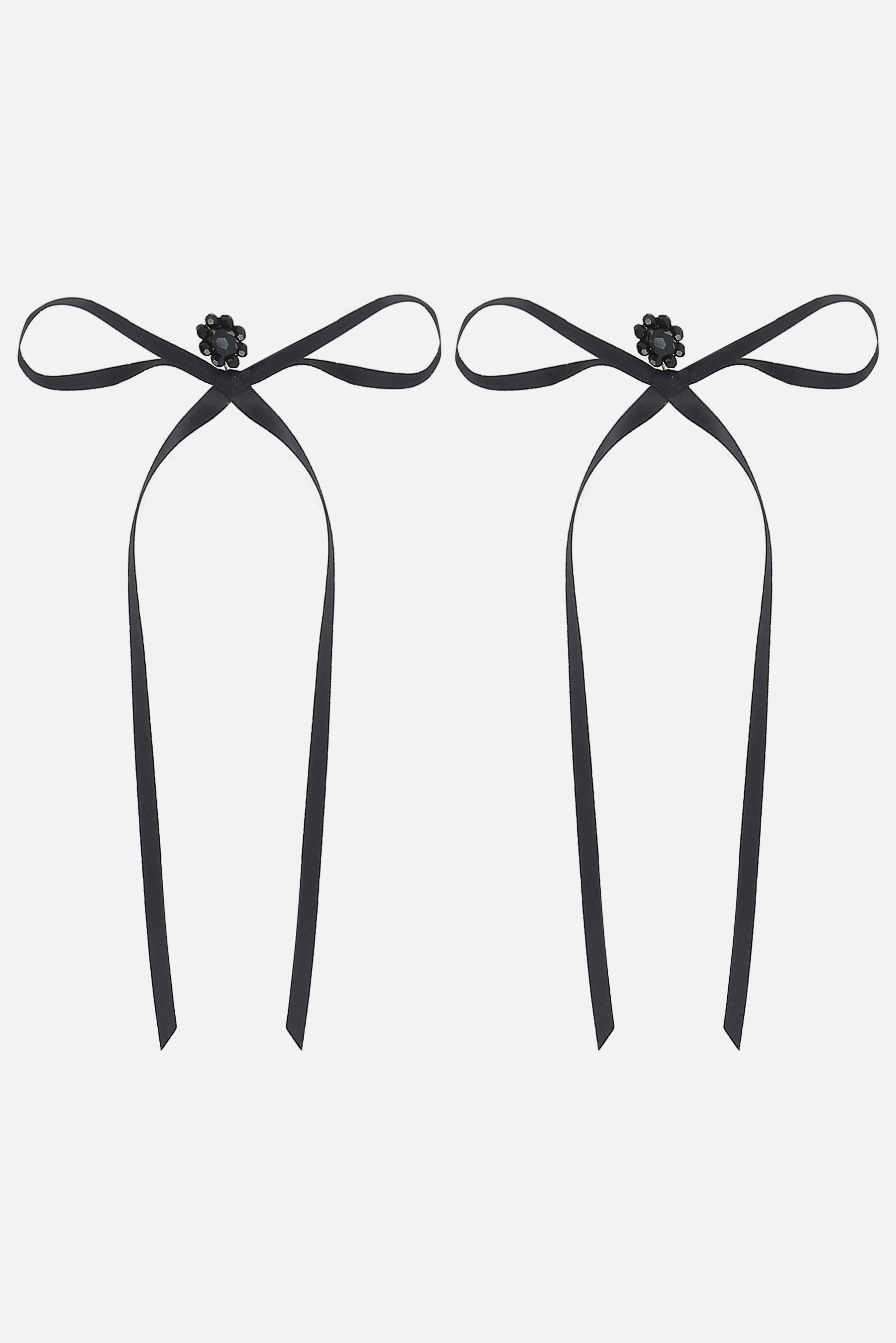 bow ribbon stud earrings