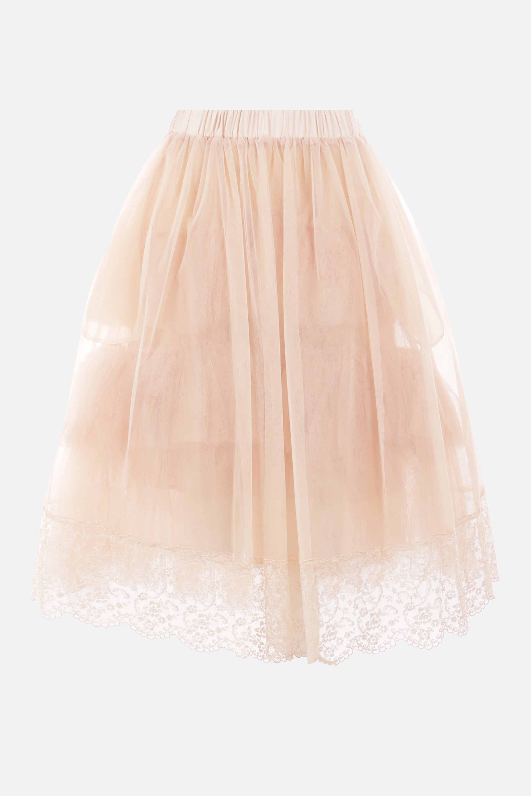 embroidered tulle skirt