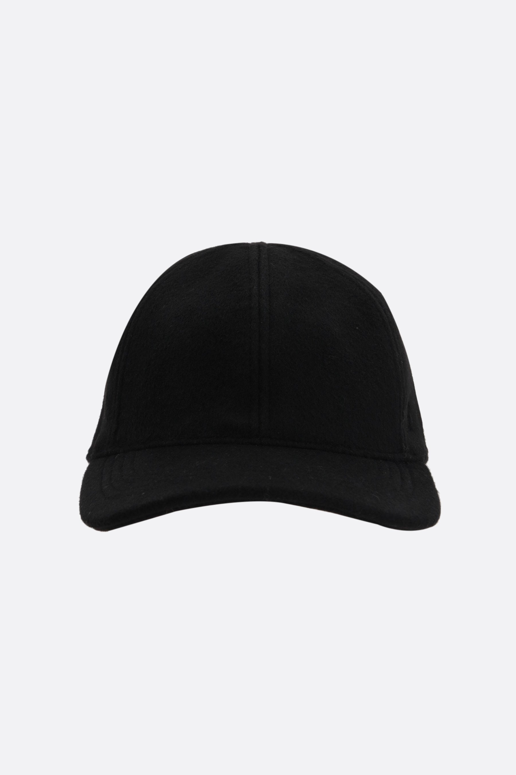 wool and cashmere baseball cap