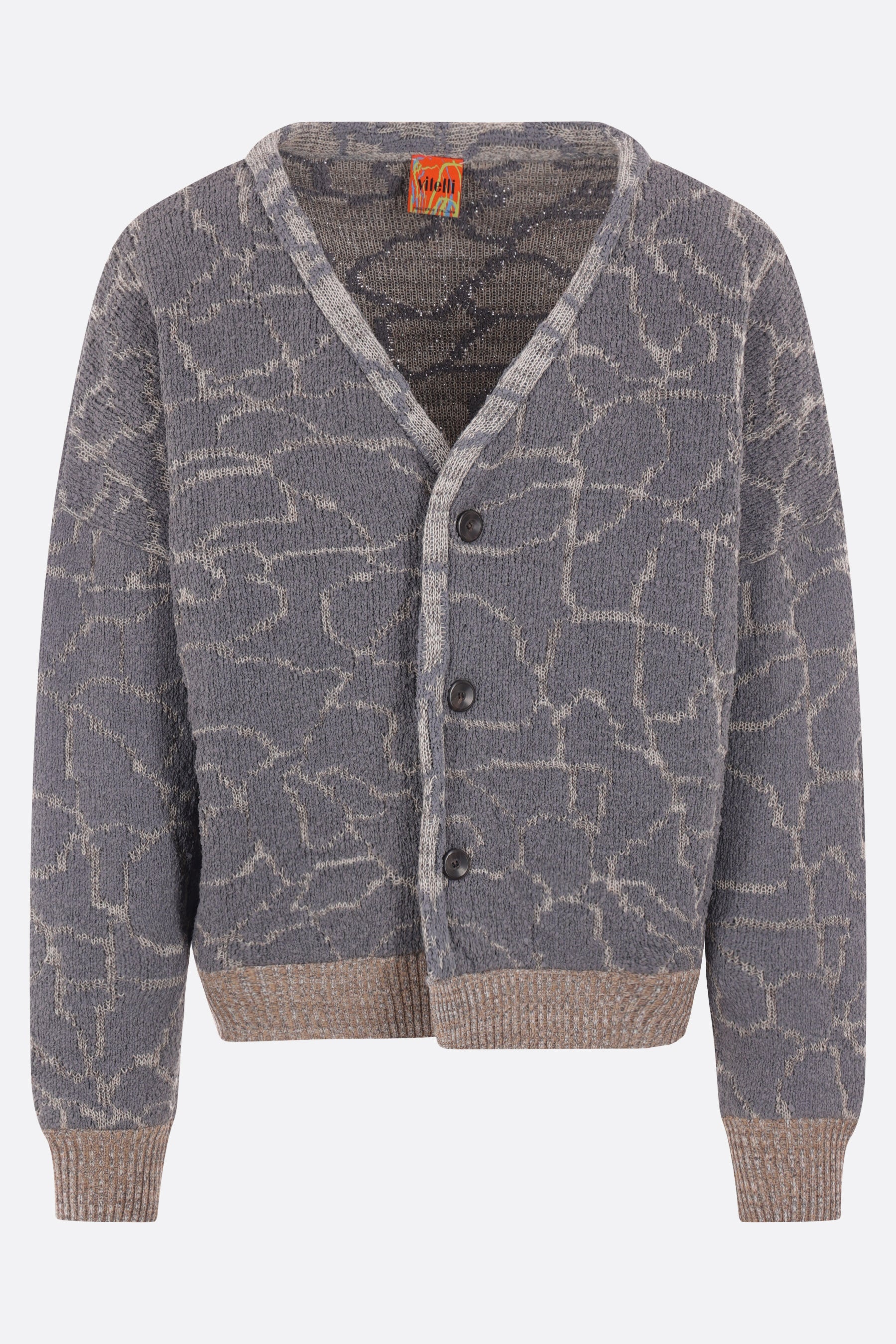 cotton and linen blend cardigan