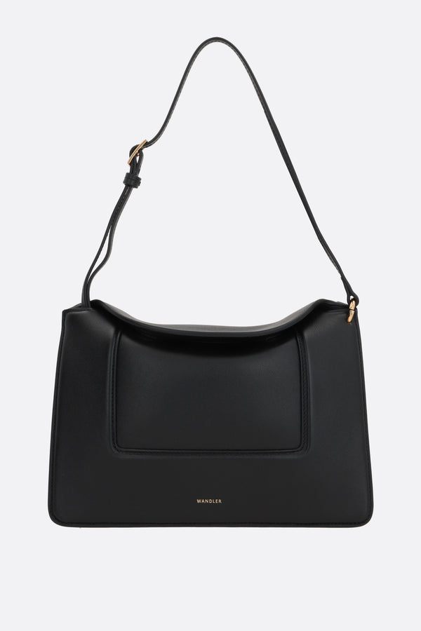 Penelope smooth leather shoulder bag