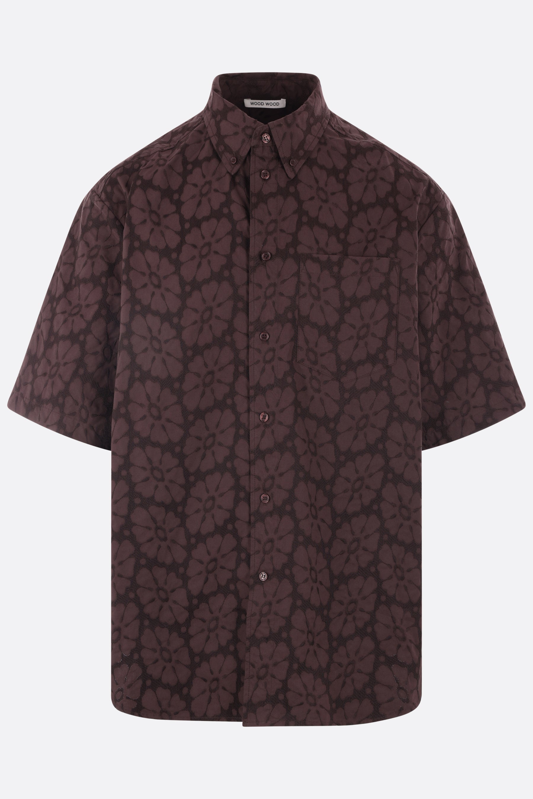 Aaron embroidered cotton oversized shirt