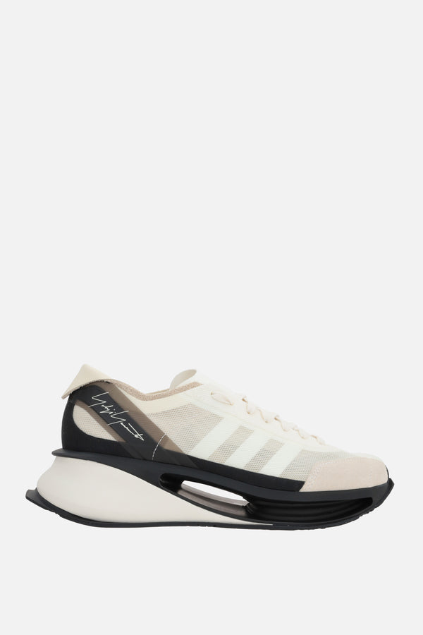 Y-3 S-Gendo Run mesh and suede sneakers