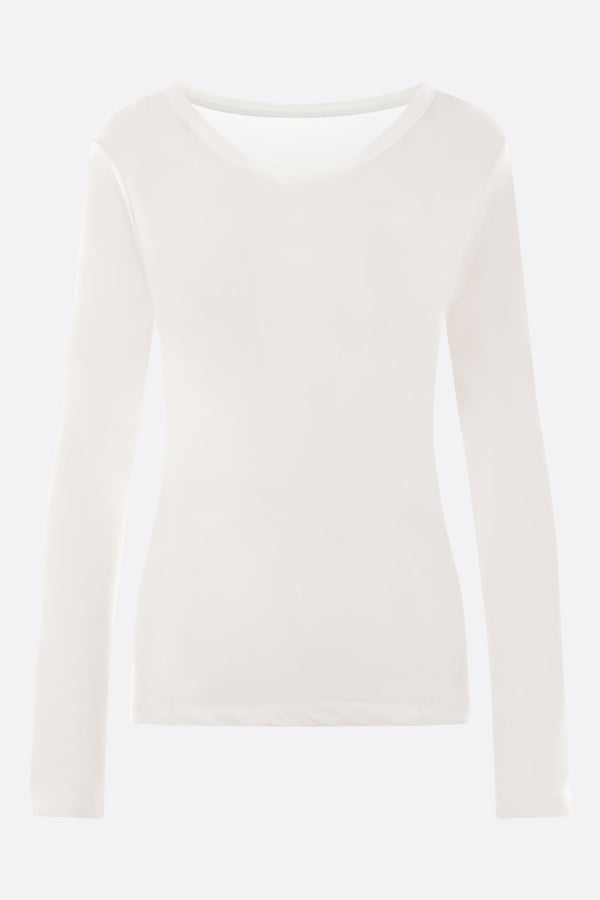 cotton long-sleeved t-shirt