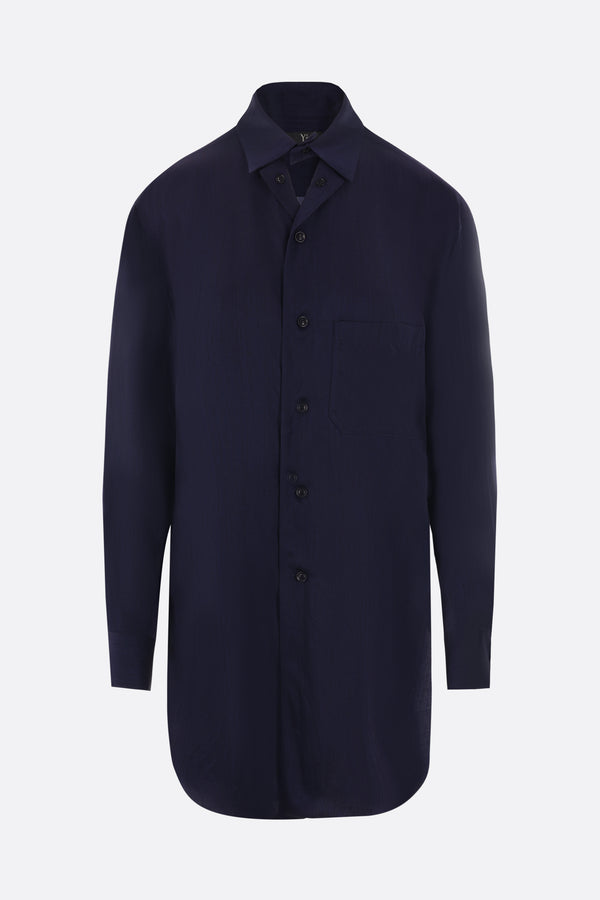 U Work cupro twill shirt