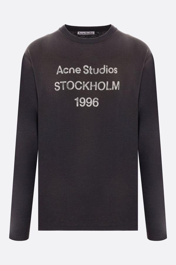 cotton t-shirt with Acne Studios 1996 print