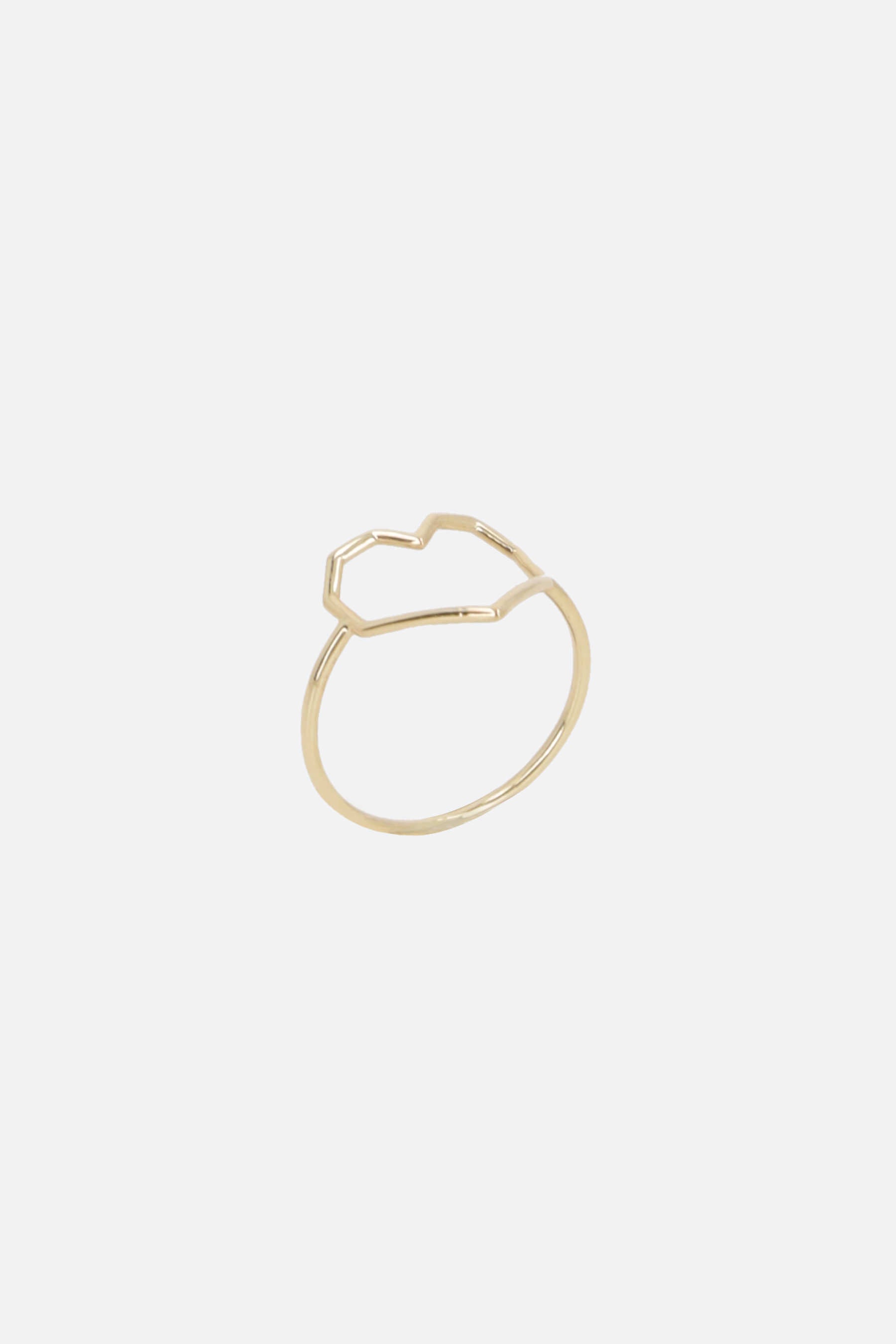 Corazon Puro ring in yellow gold