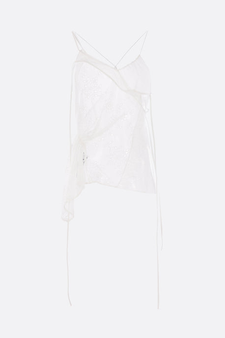 Vepa asymmetric top in silk