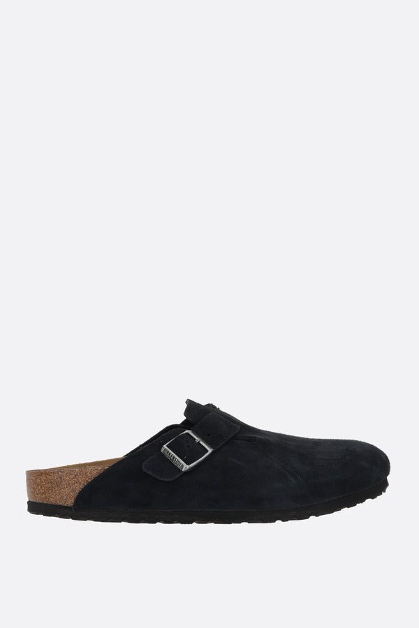 Boston BS suede flat mules (Narrow Fit)