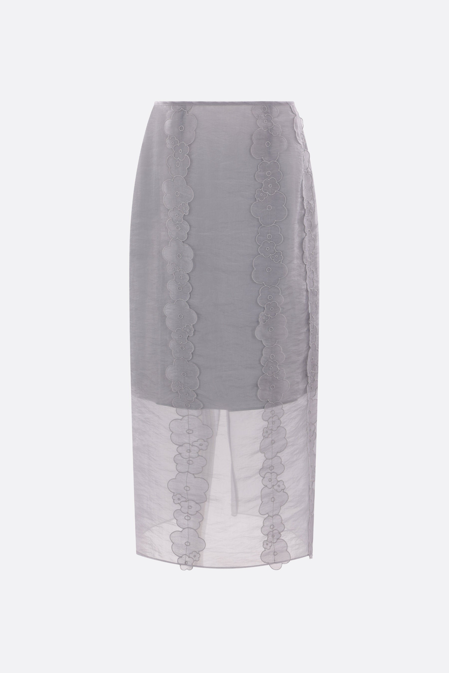 Olympia organza pencil skirt