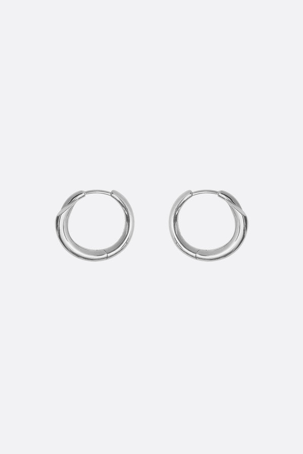 Biseau hoop earrings