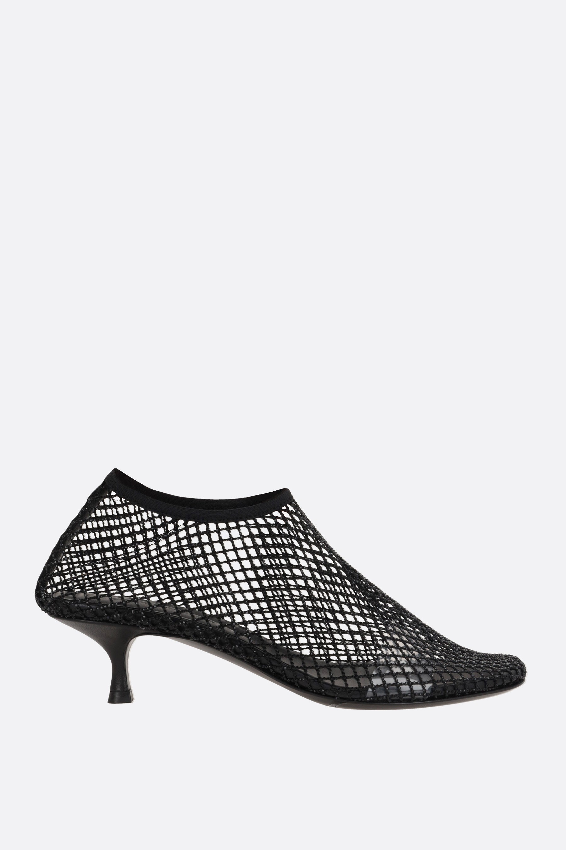 Minette pumps in mesh with micro crystals