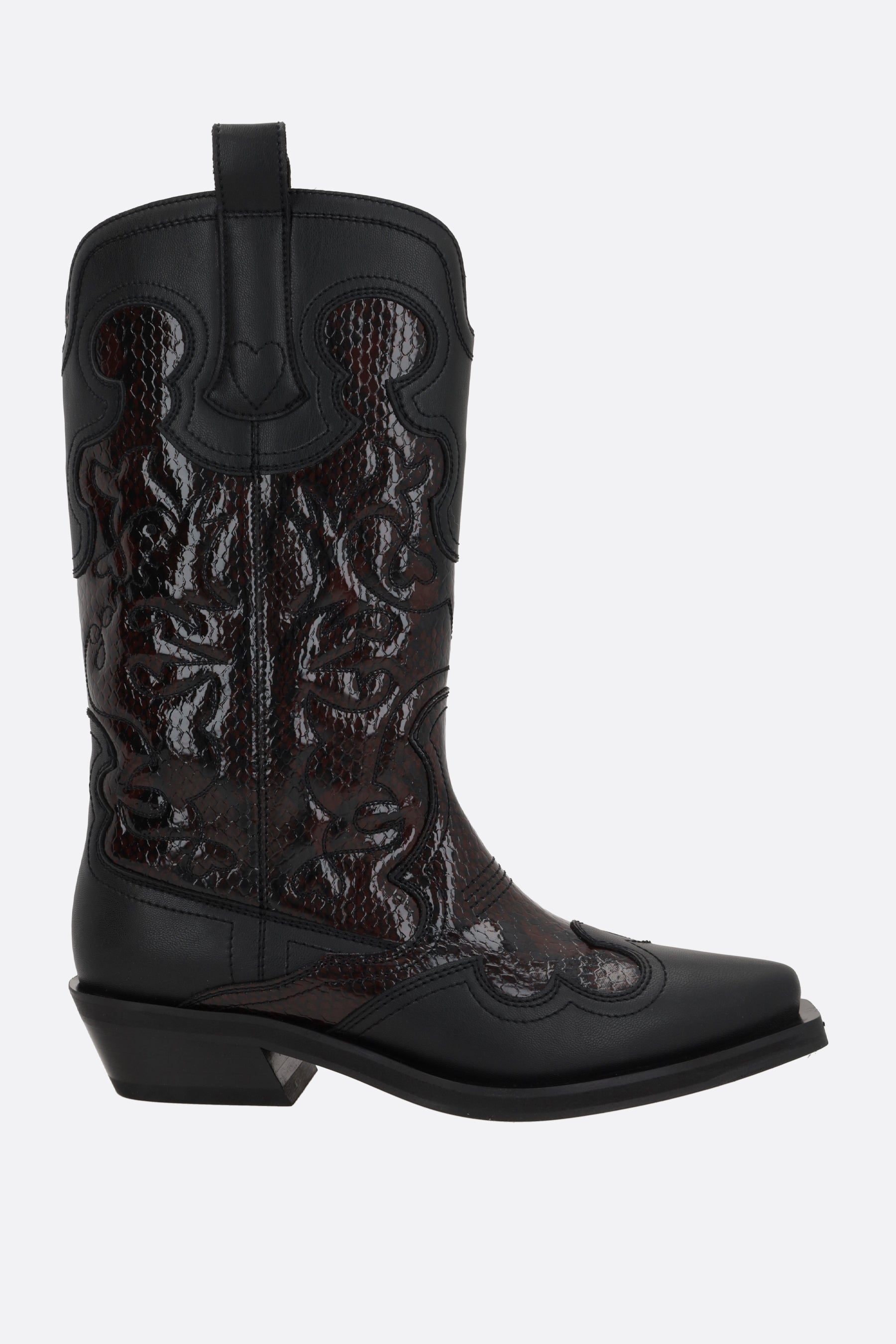 embroidered western boots