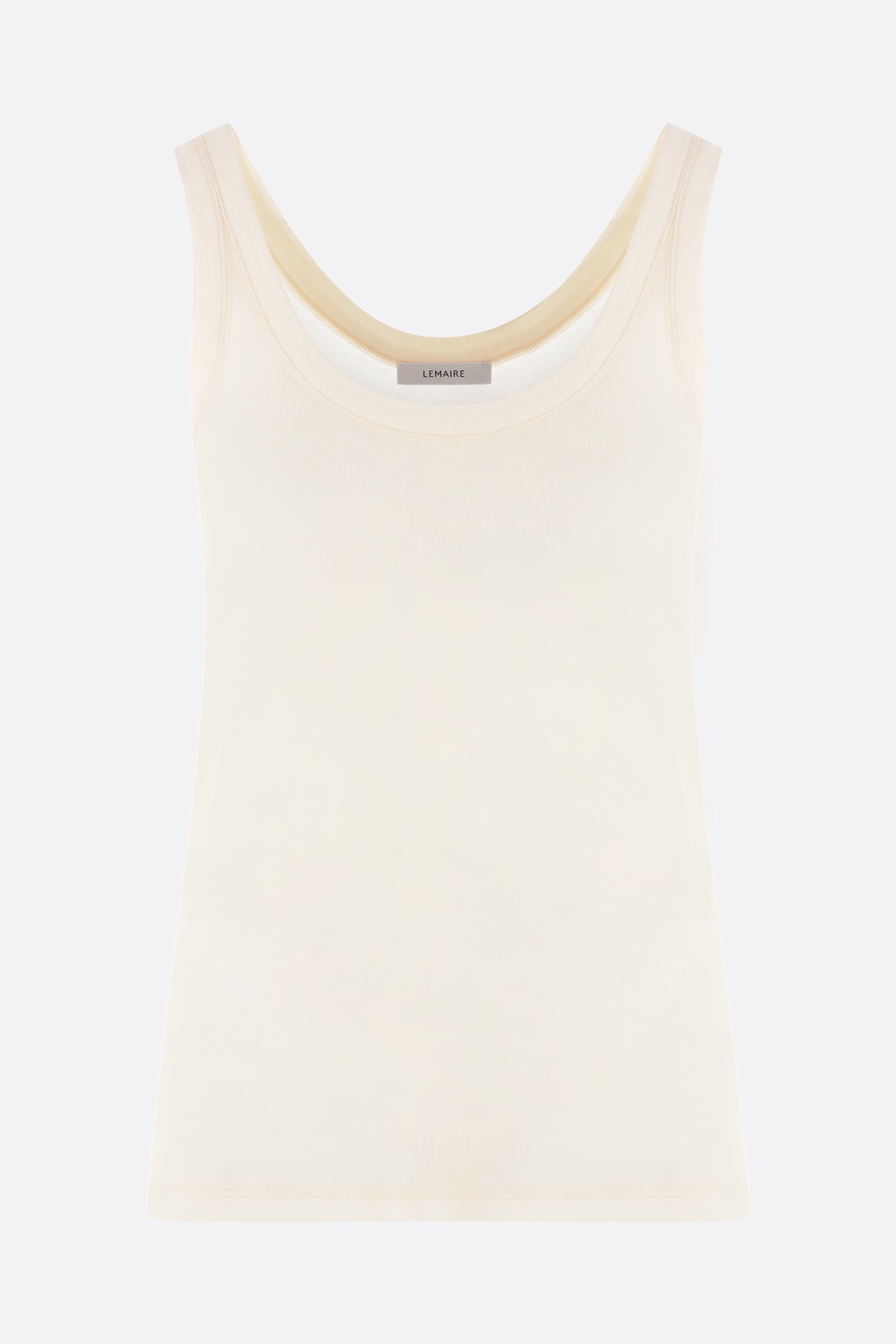 rib jersey tank top