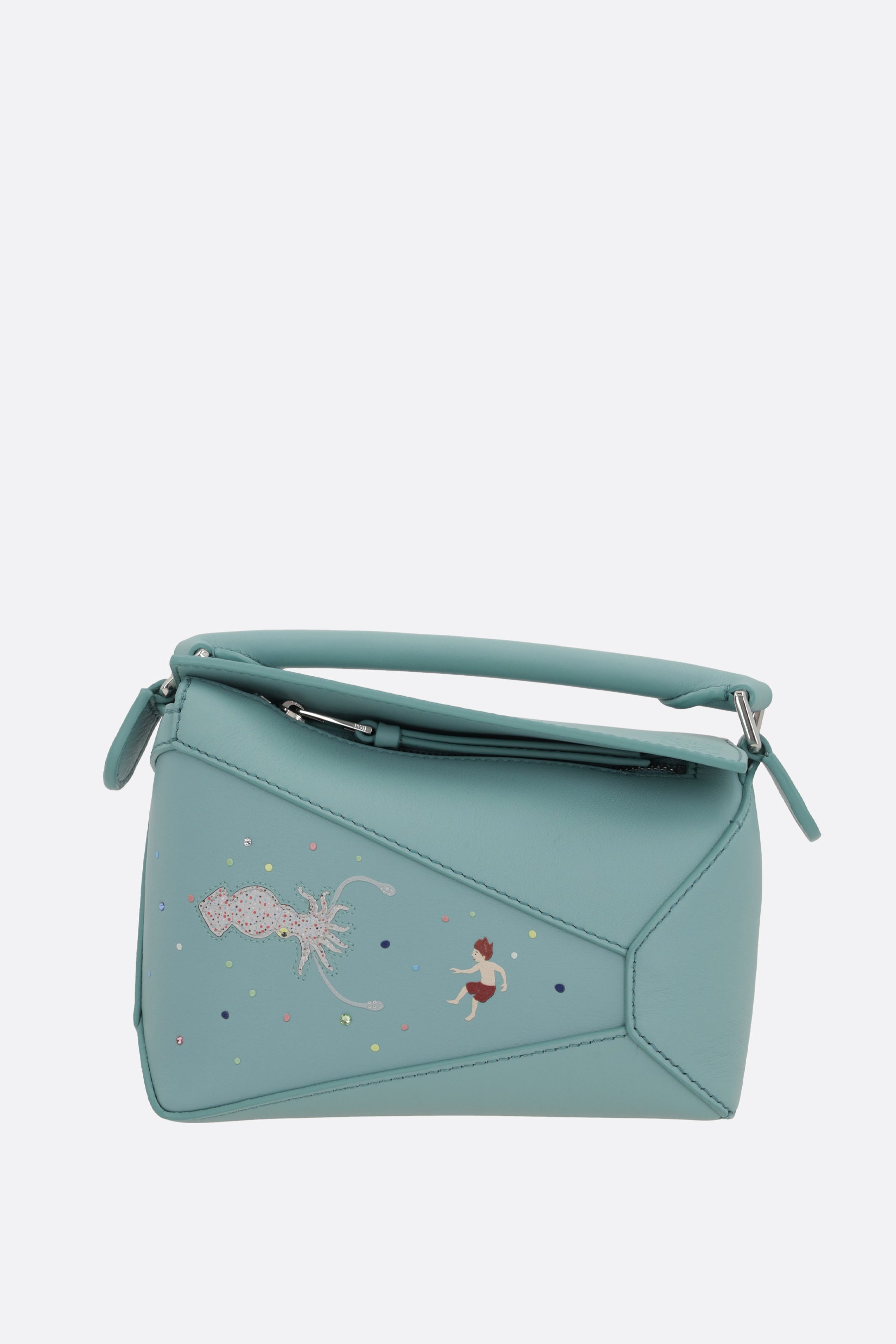 Puzzle mini Squid handbag in nappa