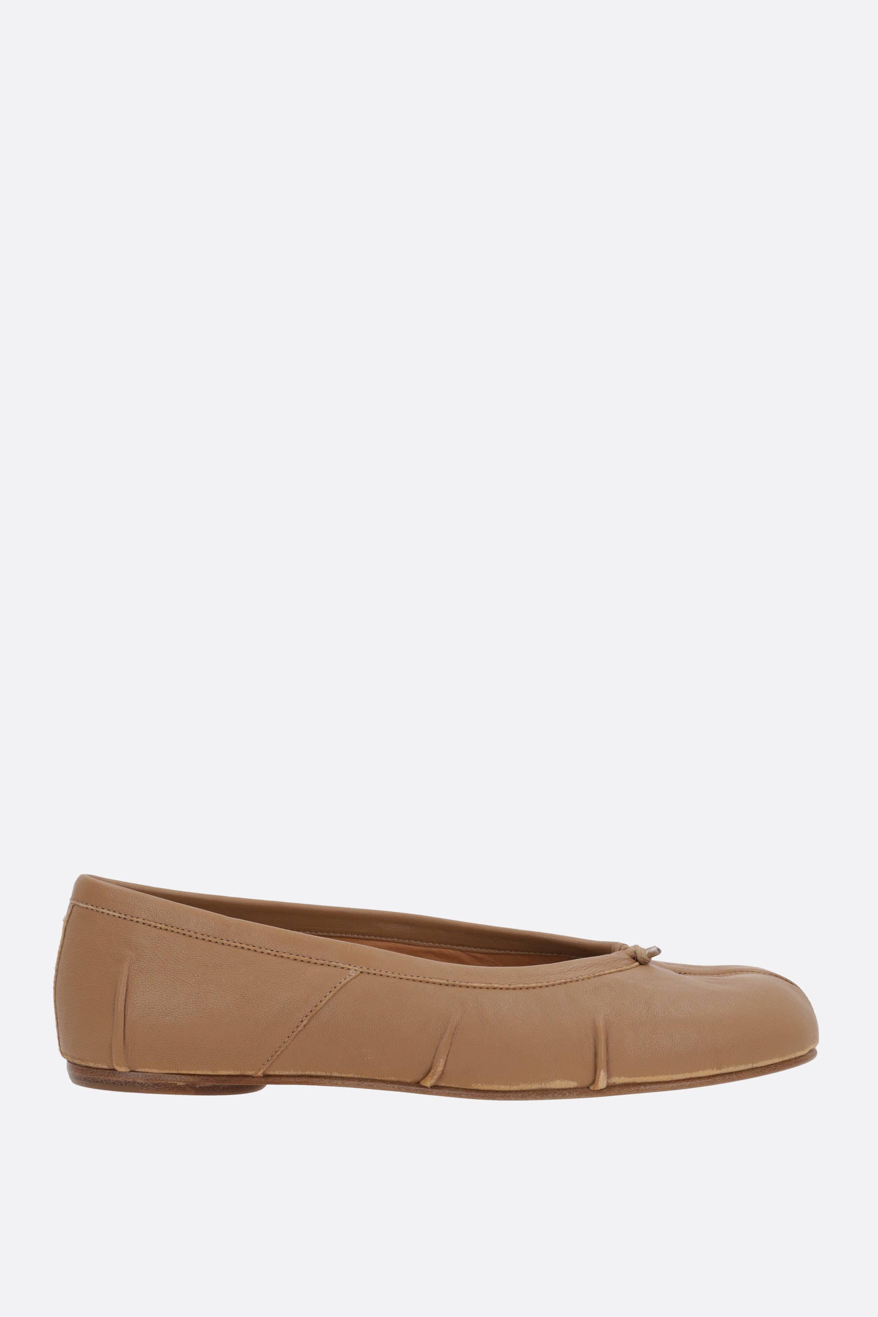 Tabi ballerinas in nappa