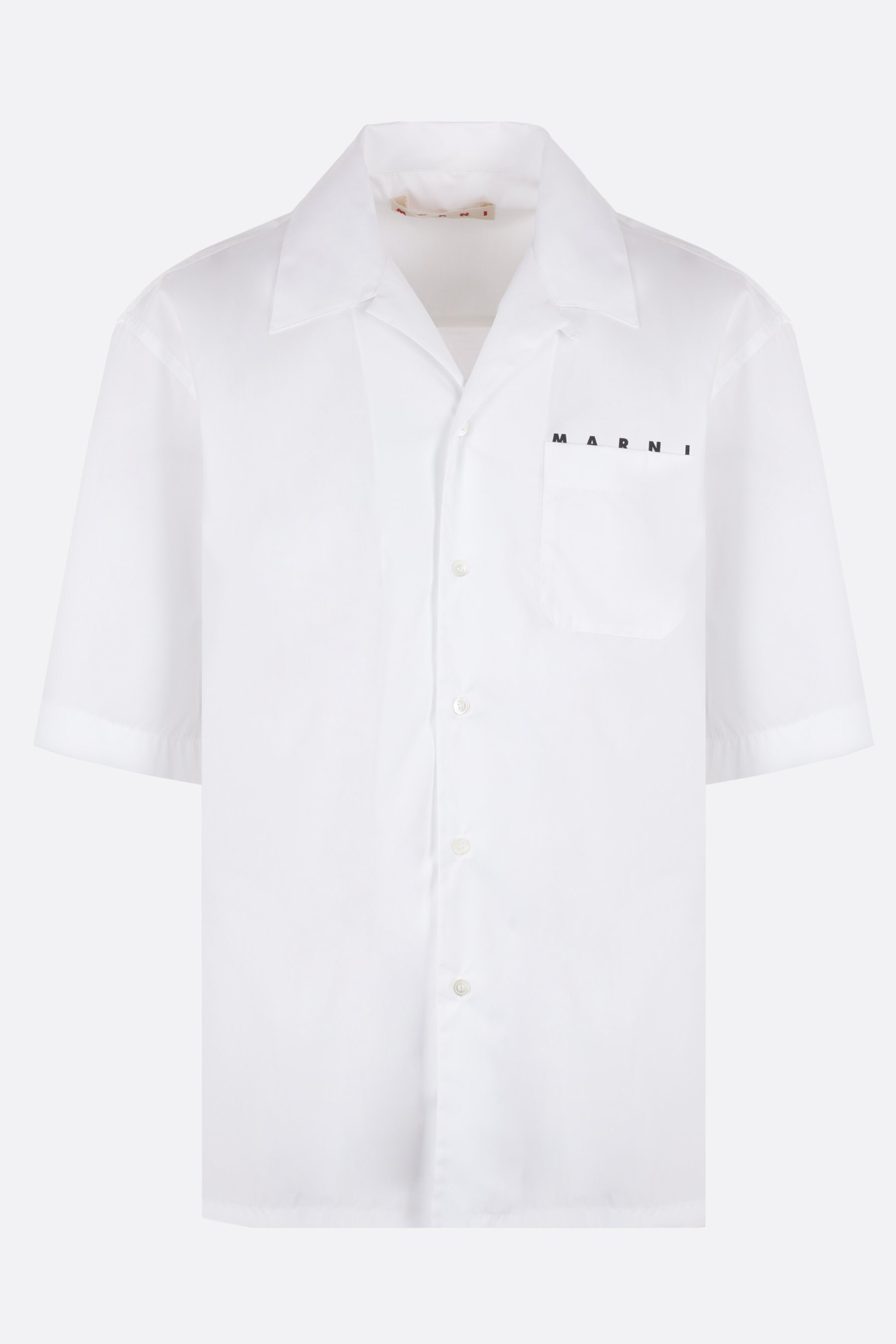 cotton poplin bowling shirt