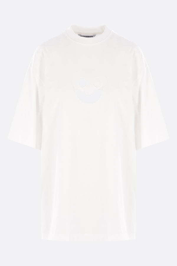Smiley oversize t-shirt in cotton