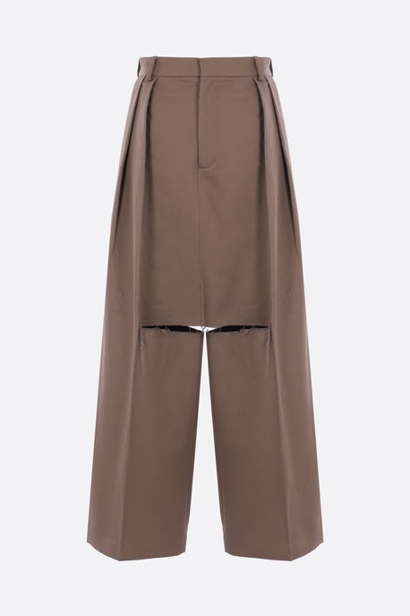 Brezza skirt trousers in twill