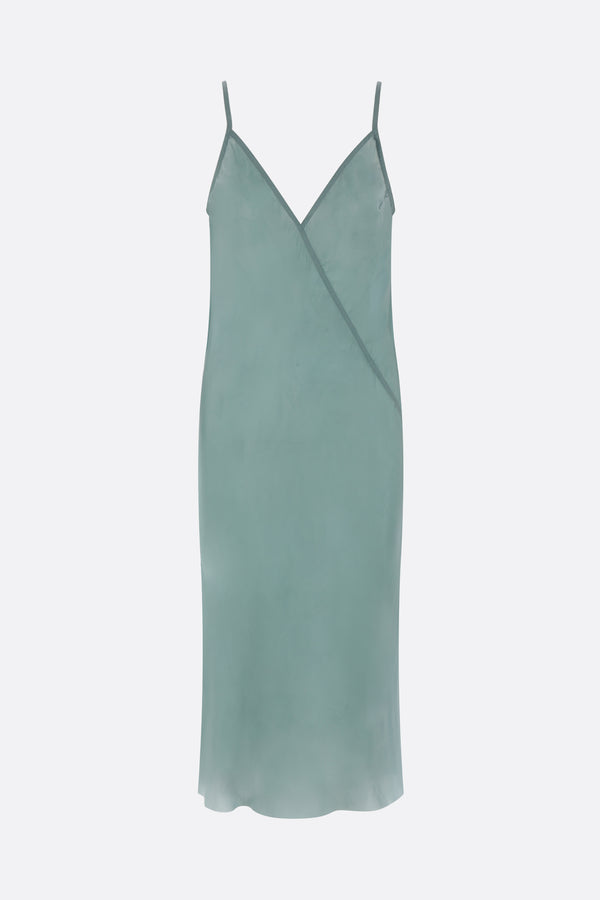 cupro slip dress